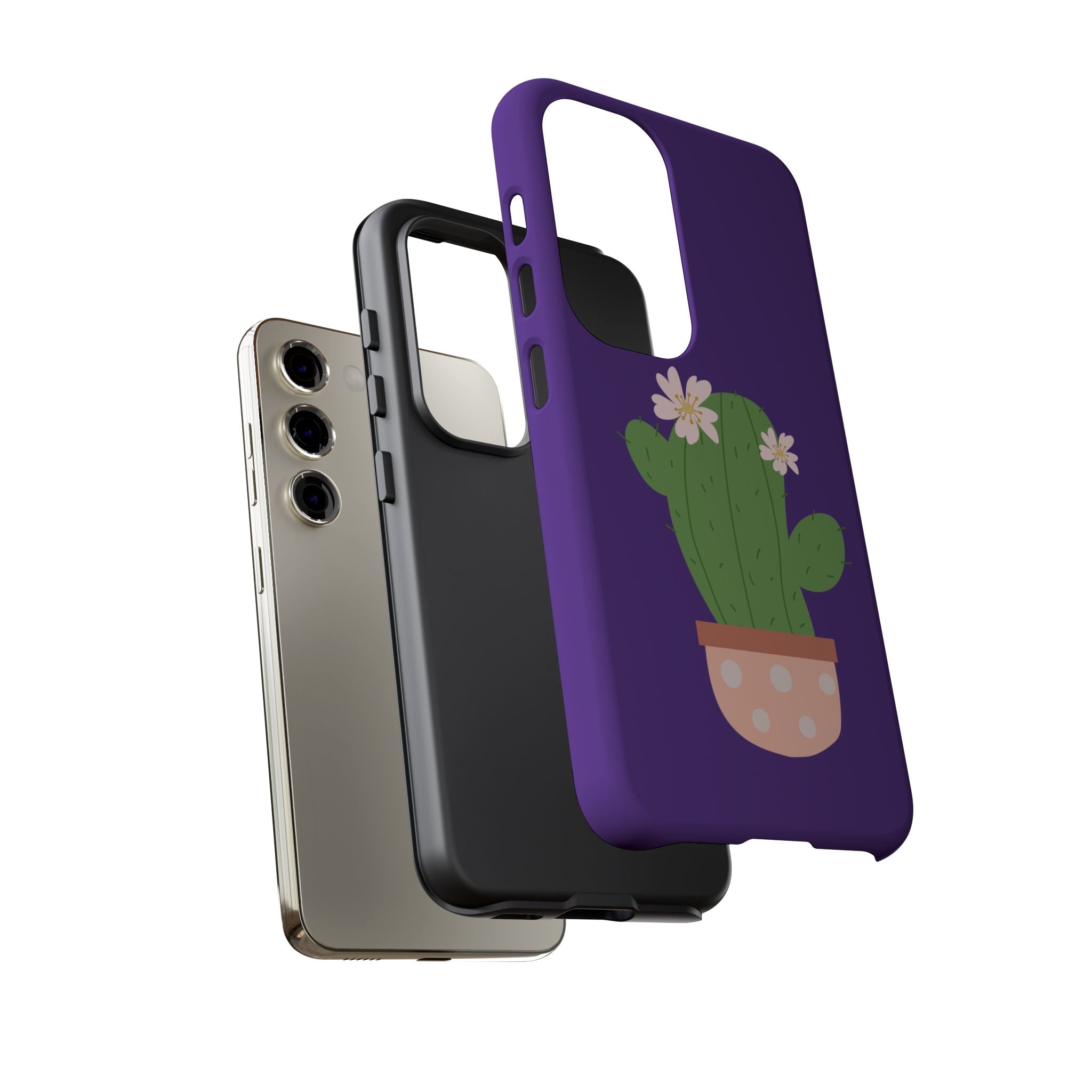 Cactus Phone Case, Tough Cases, Cute Floral, Trending Design, Unique Gift, Phone Accessories, Summer Vibe, Nature Lover
