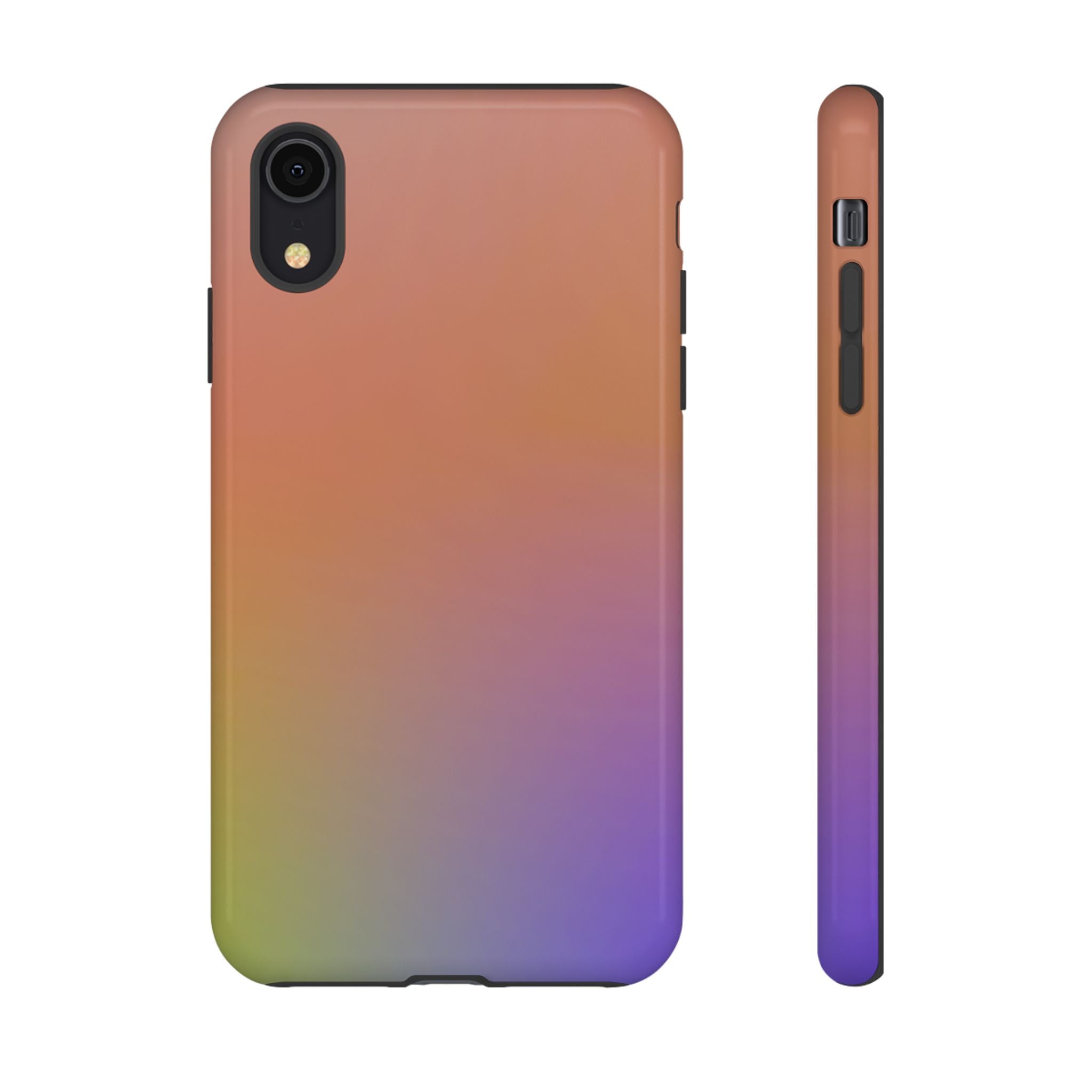 Colorful Gradient Phone Case, Tough Cases for iPhone, Customizable Phone Cover, Trendy Tech Accessory, Gift for Tech Lovers