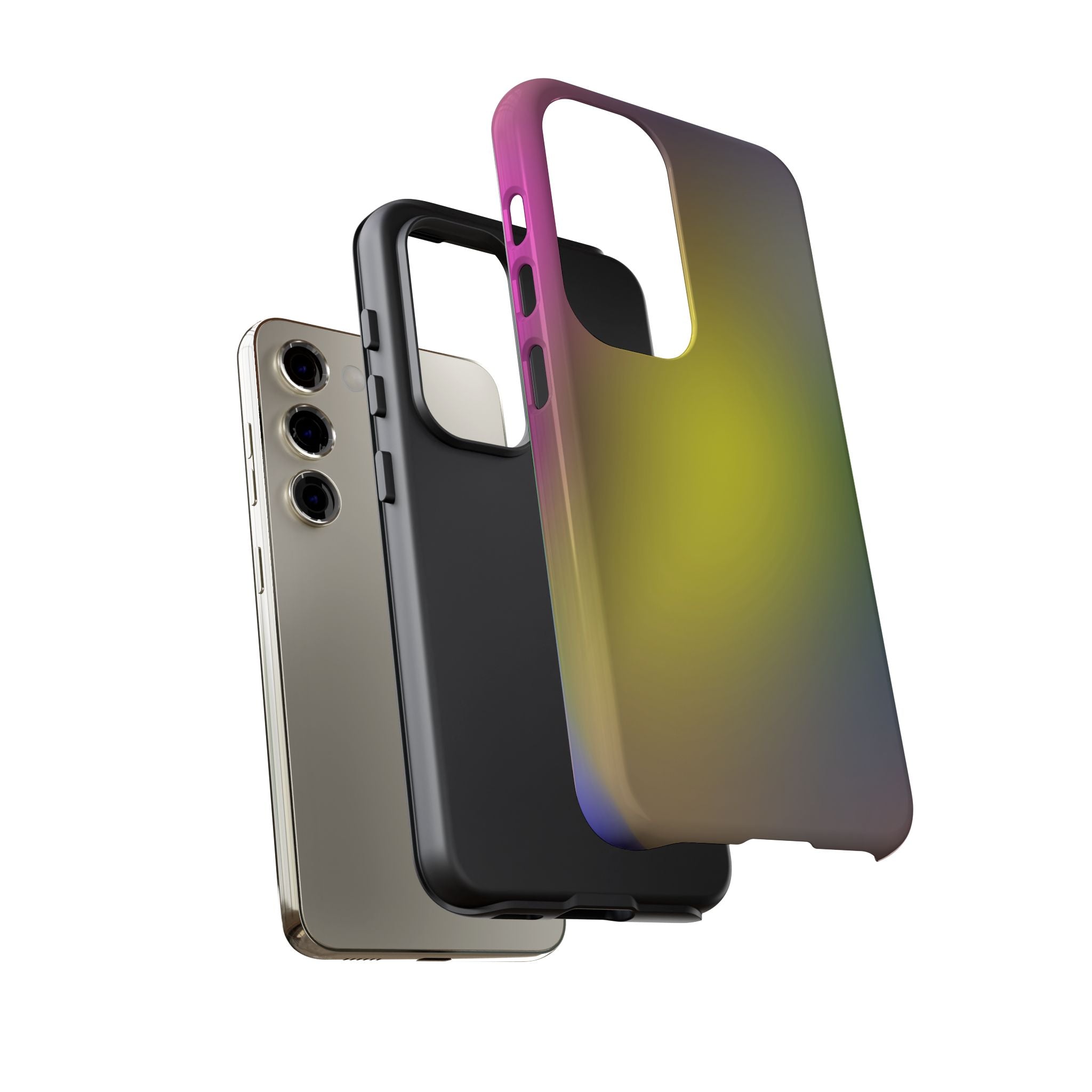 Colorful Tough Phone Case, Stylish Slim Cover, Durable Mobile Protection, Trendy Gift for Tech Lovers, Vibrant Phone Accessory