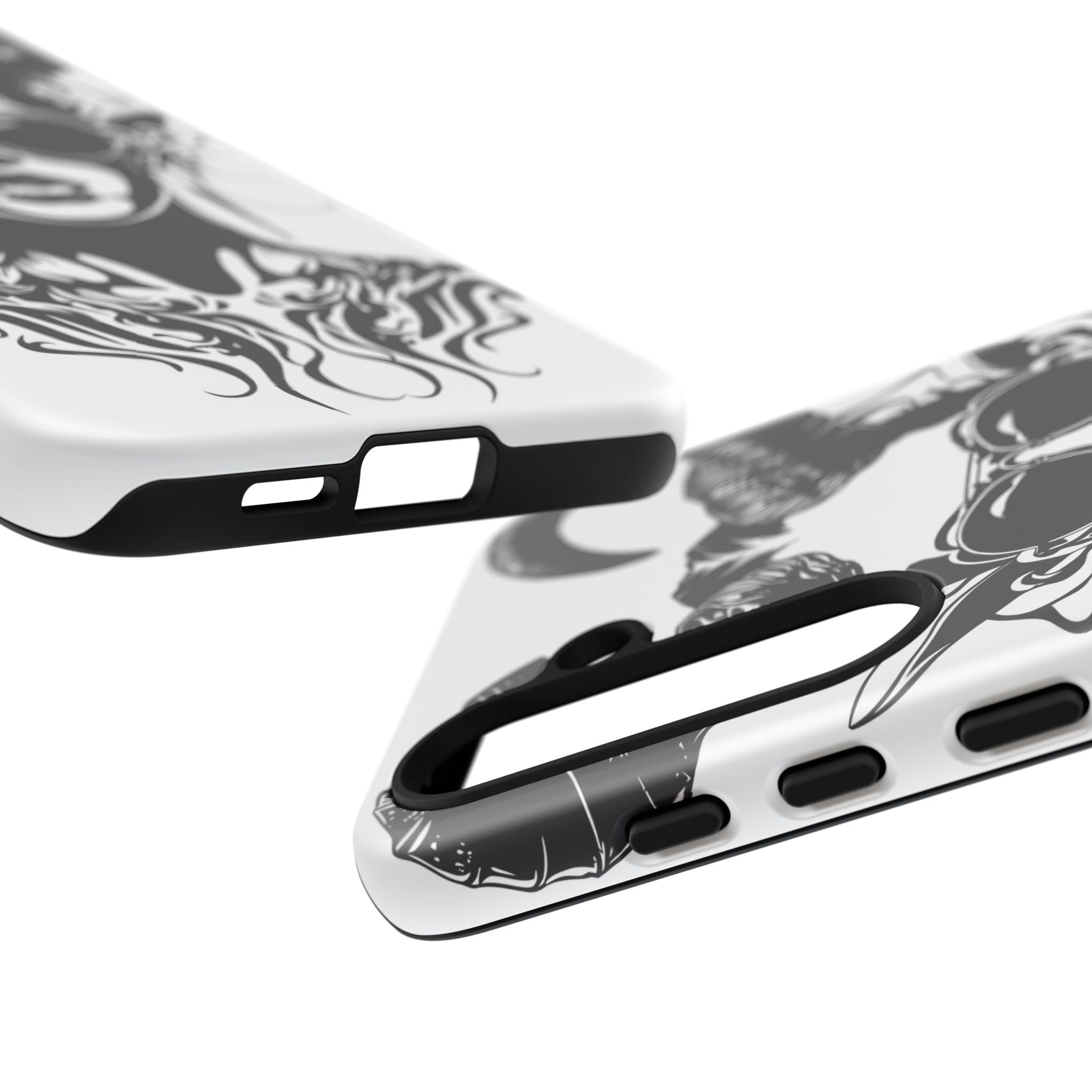 Tough Cases: Stylish Phone Case with Edgy Design, Protective Cover, Gift for Her, Trendy Accessories, Unique Art, Holiday Present