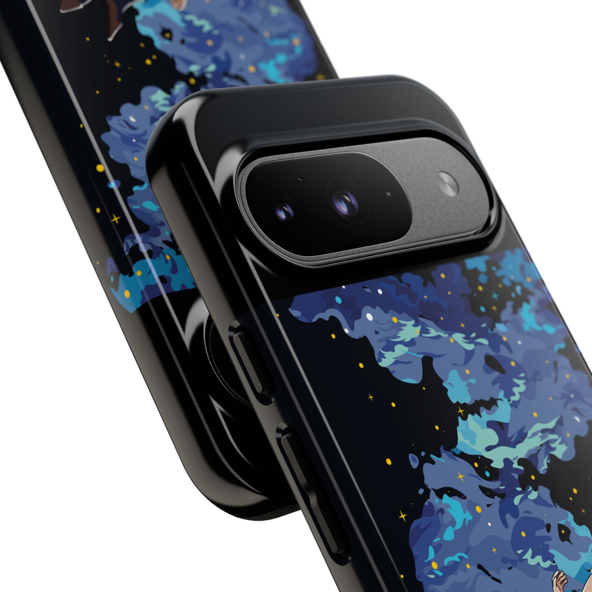 Tough Cases Phone Case - Artistic Galaxy Design, Cute Sleeve for Teens, Gift for Students, Unique Mobile Accessory, Trendy Tech Protection
