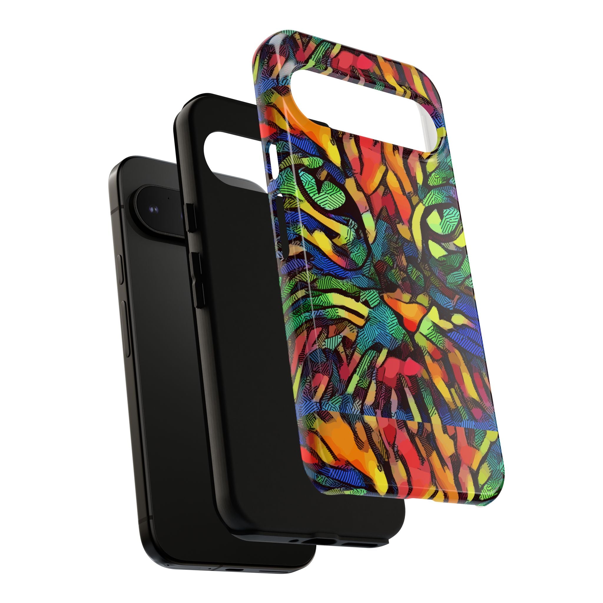 Colorful Phone Cases for Vibrant Style - Tough Cases, Unique Gifts, Animal Print, Artistic Design, Phone Accessories, Eco-Friendly