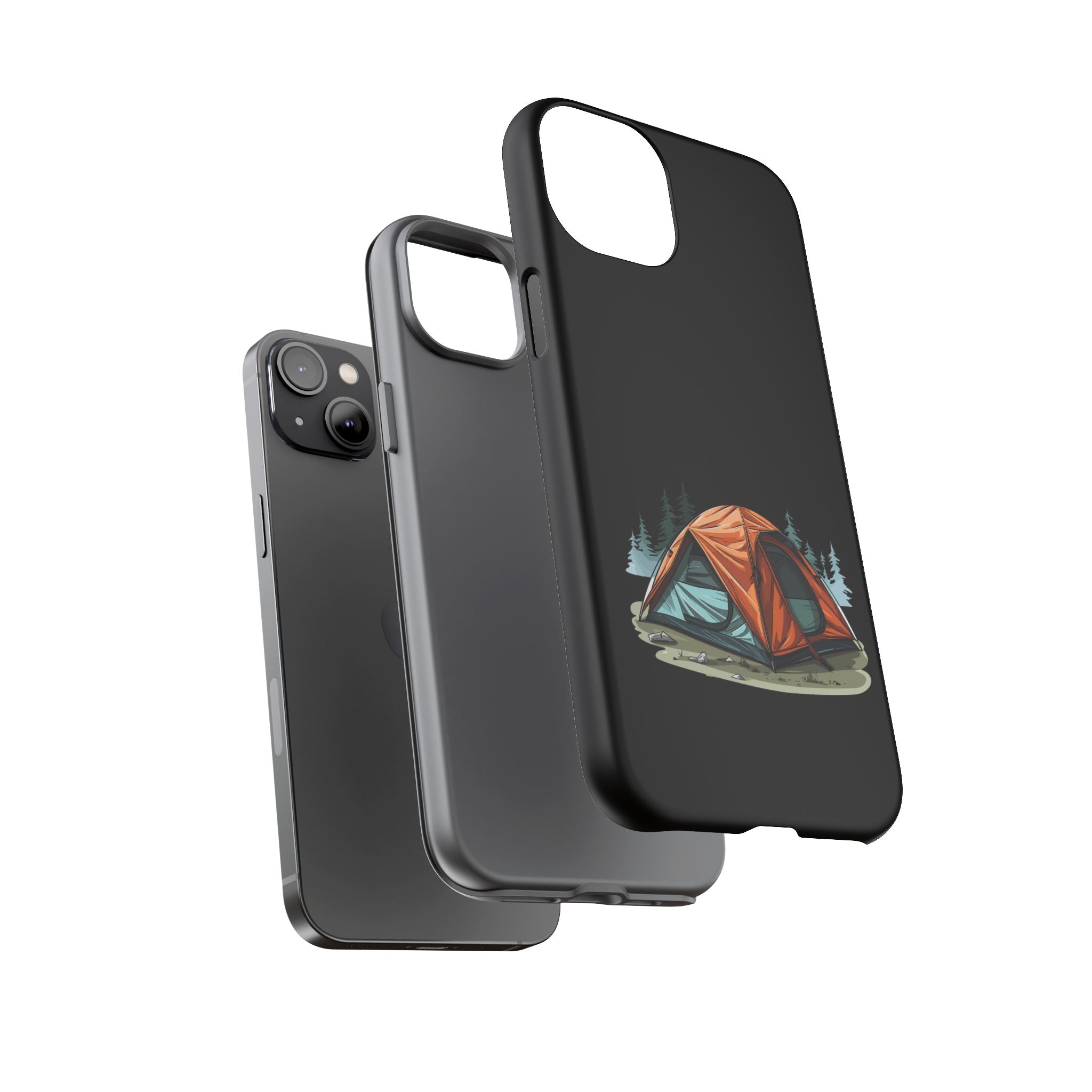 Camping Phone Case, Outdoor Adventure, Nature Lover Gift, Tough Cases, Hiking Accessory, Travel Gear, Camping Vibes