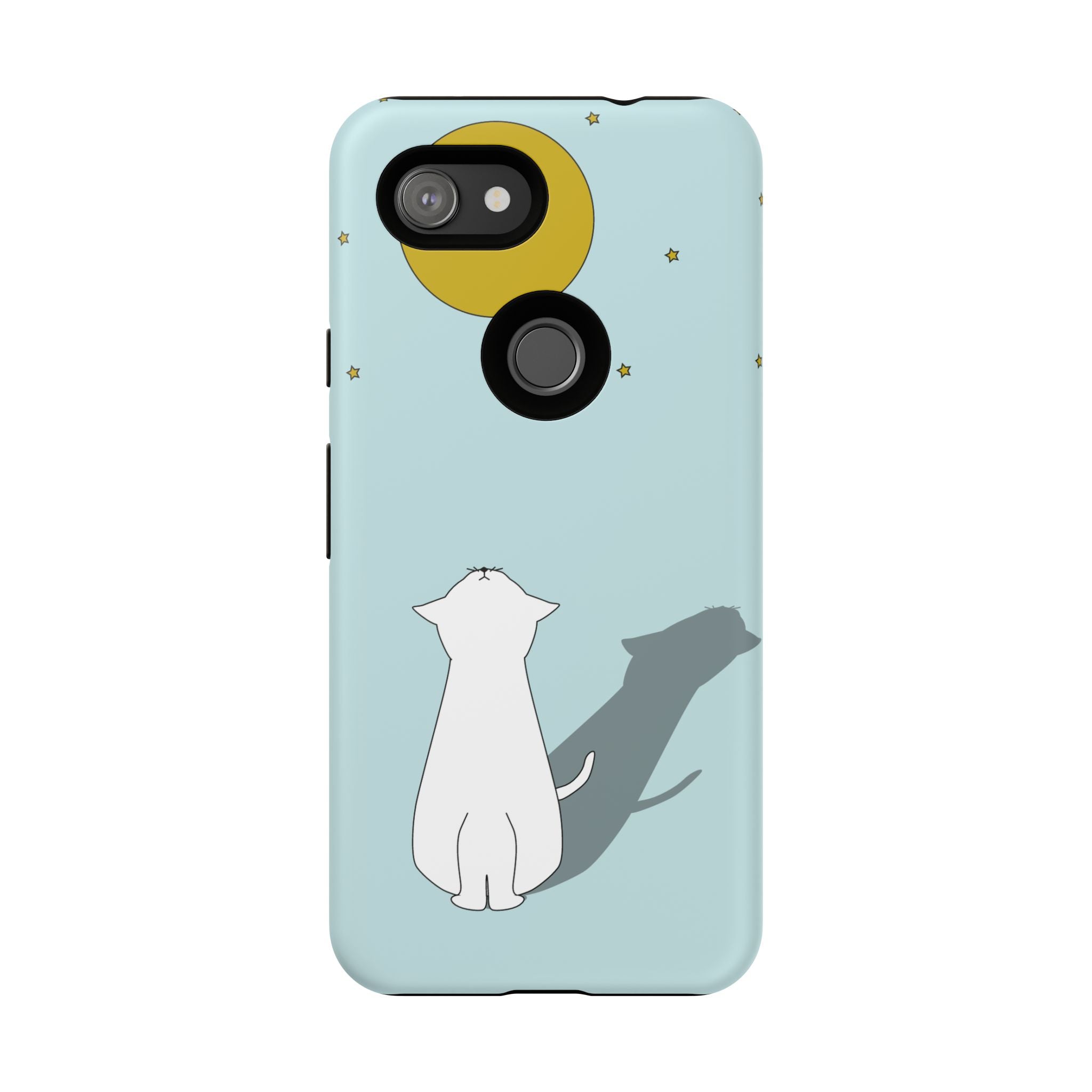 Cute Cat Phone Case, Tough Phone Cover, Pet Lover Gift, Unique Case, Animal Decor, Birthday Gift