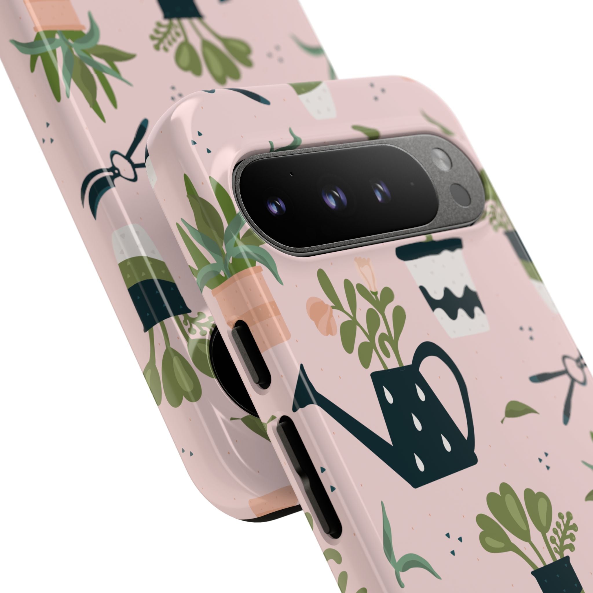 Floral Phone Case, Cute Plant Lover Case, Gift for Gardeners, Phone Cover, Green Thumb Accessories, Mother's Day Gift
