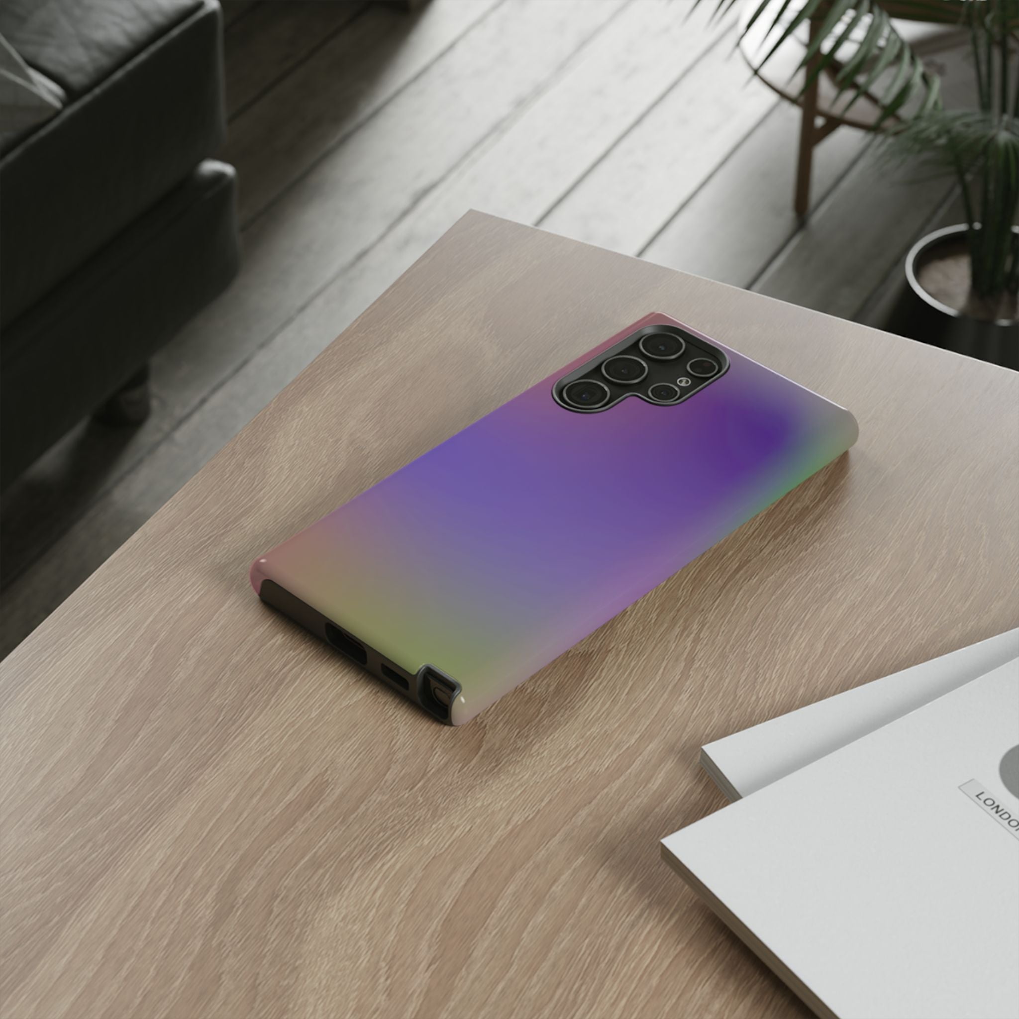 Colorful Phone Case, Tough Phone Cover, Gradient Design Case, Stylish Mobile Accessories, Unique Gift for Her