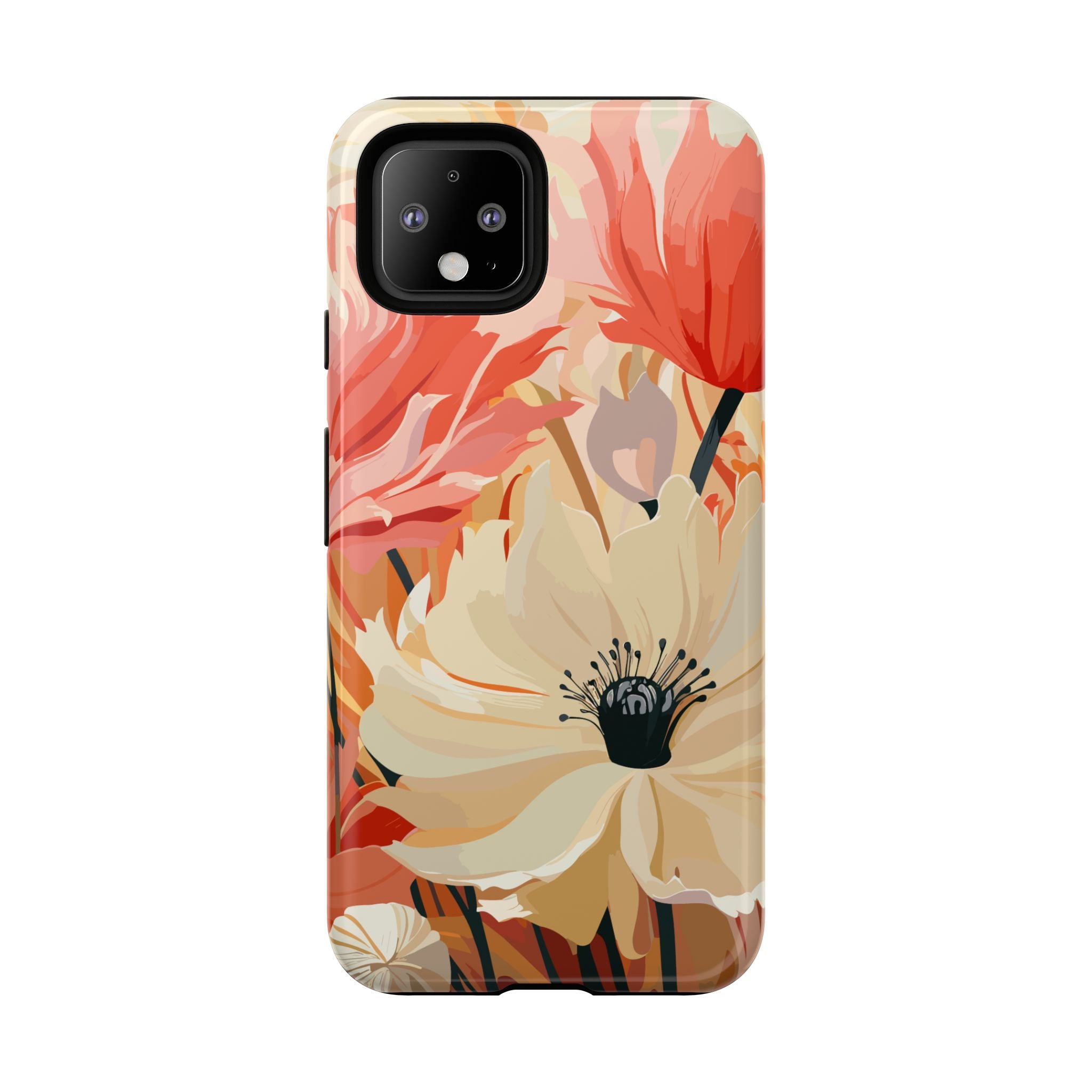 Floral Phone Case, Tough Protective Cover for Floral Lovers, Perfect Gift for Friends, Spring Celebration, Art Lovers Gift