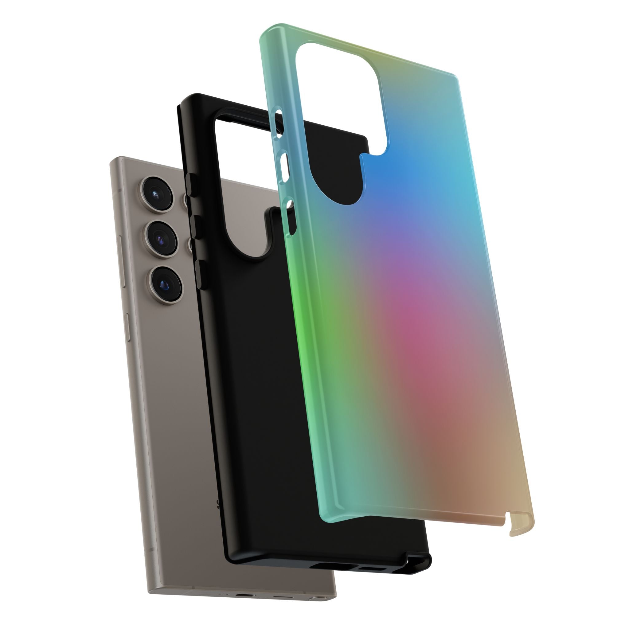 Colorful Mobile Phone Case, Unique Phone Cover, Stylish Phone Protector, Gift for Tech Lovers, Trendy Accessory