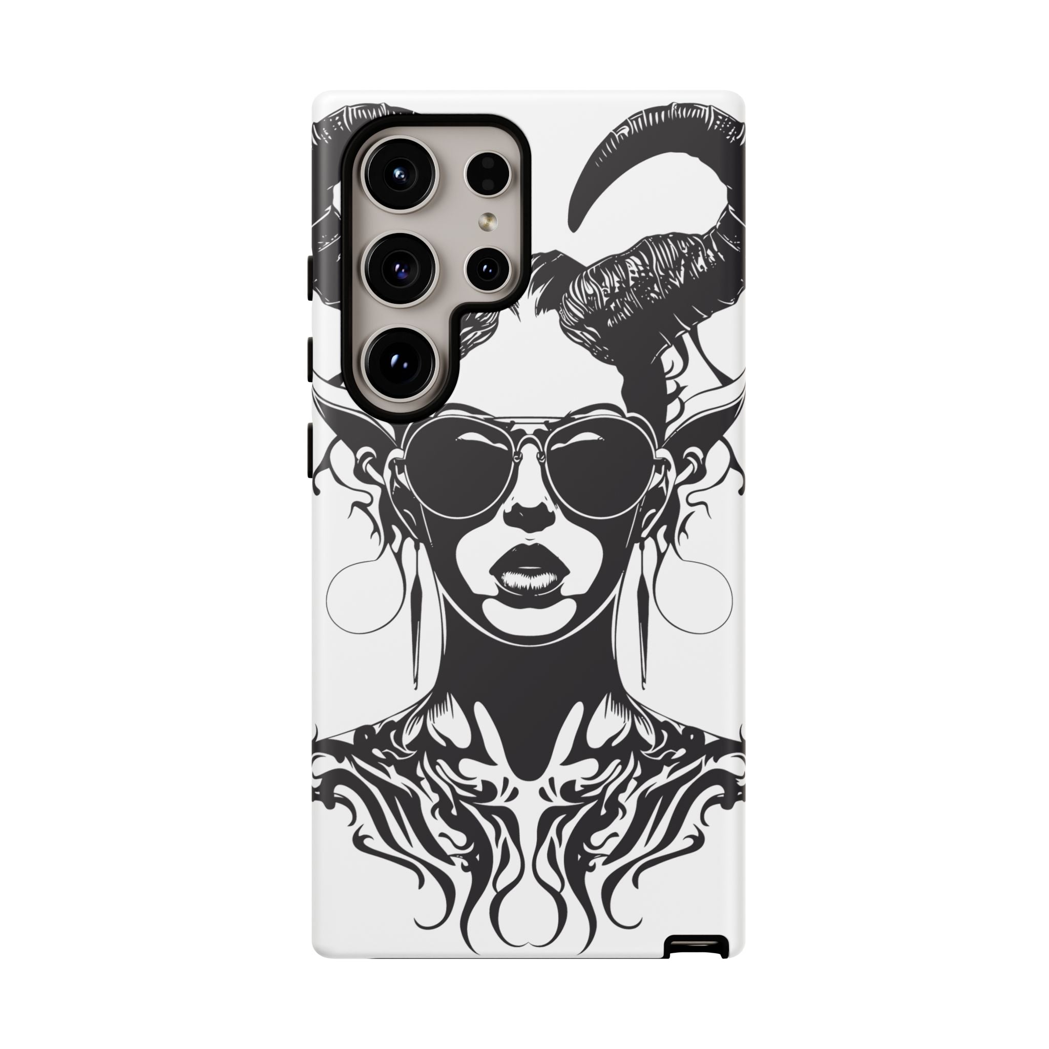 Tough Cases: Stylish Phone Case with Edgy Design, Protective Cover, Gift for Her, Trendy Accessories, Unique Art, Holiday Present