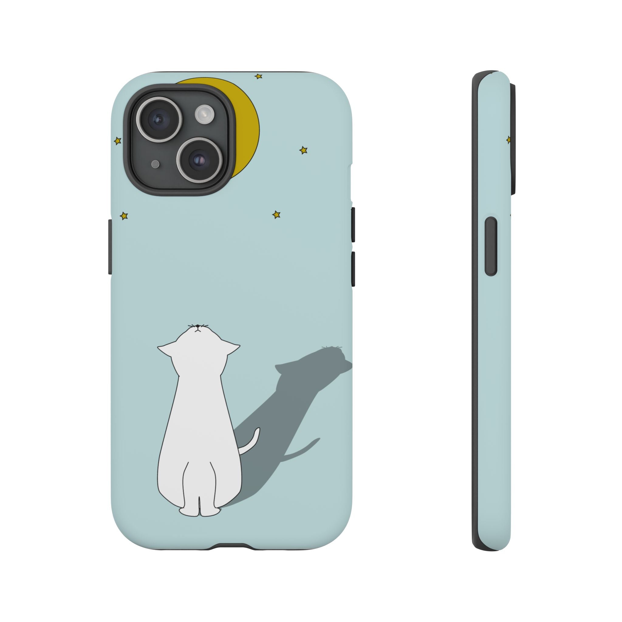 Cute Cat Phone Case, Tough Phone Cover, Pet Lover Gift, Unique Case, Animal Decor, Birthday Gift