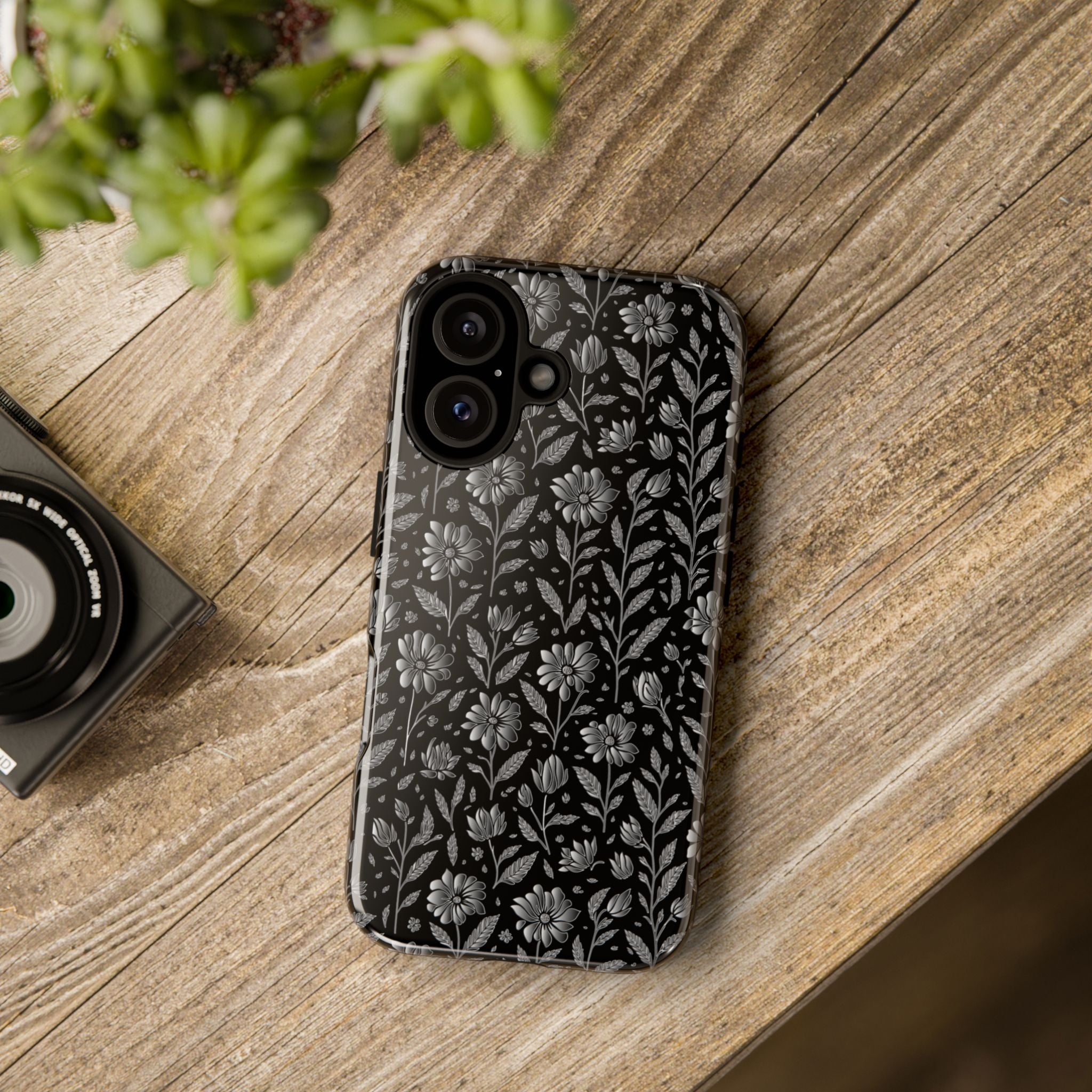 Stylish Floral Phone Case, Tough Floral Case, Botanical Phone Cover, Durable Floral Phone Protector, Gift for Her