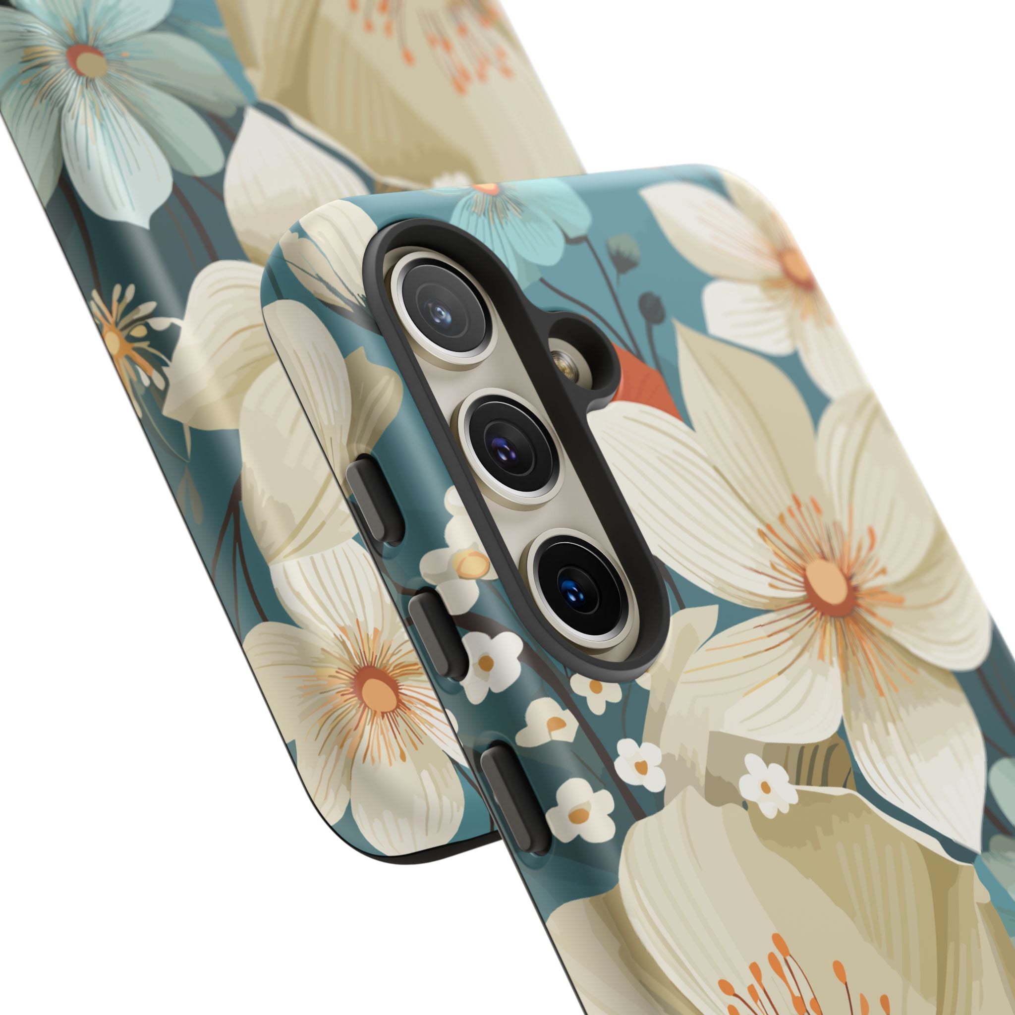 Floral Phone Case, Stylish Tough Cases with Botanical Design, Flower Print Phone Cover, Gifts for Nature Lovers, Eco-Friendly Mobile Cover