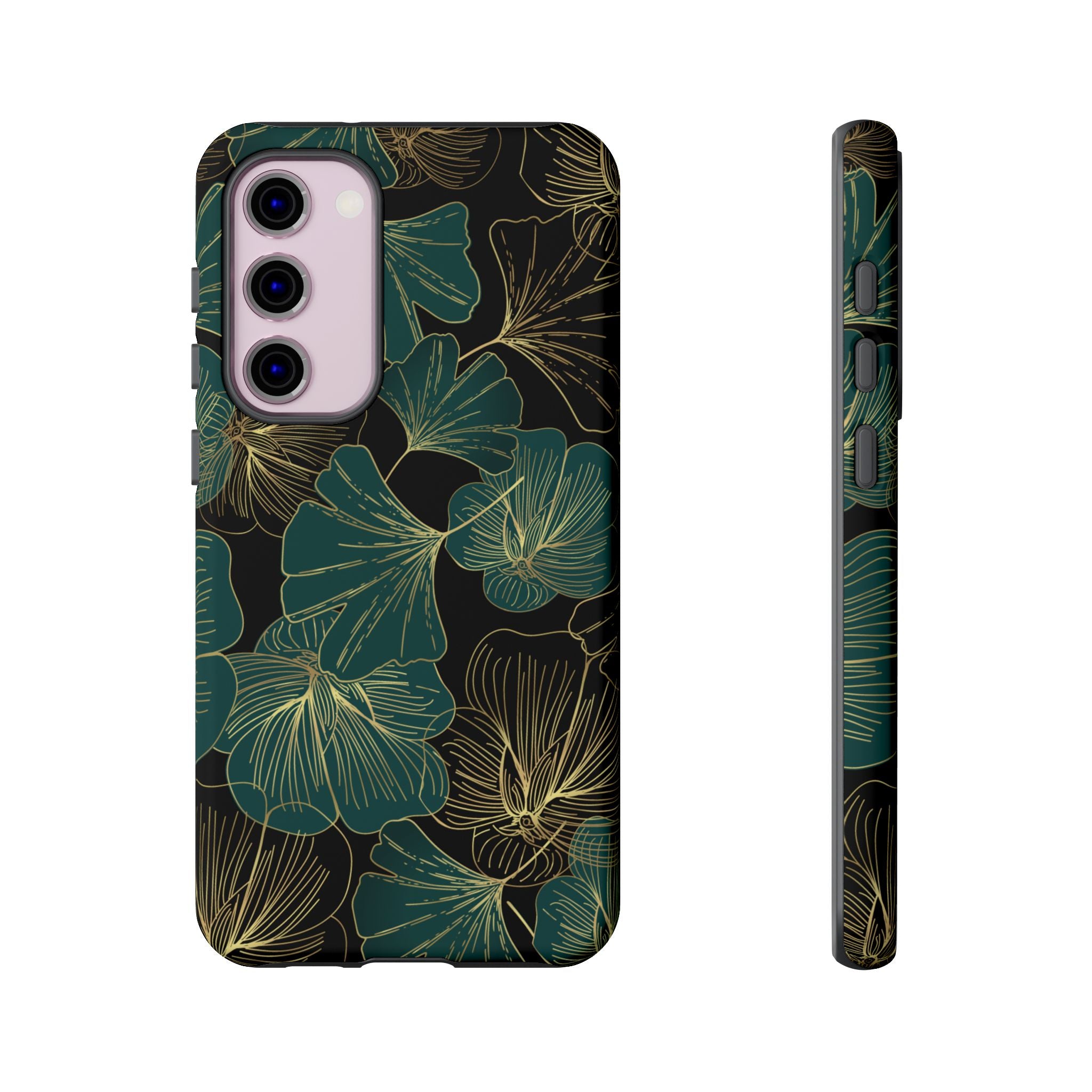 Floral Phone Case - Tough Cases, Protective Cover, Stylish Accessory, Gift for Her, Nature-Inspired Design