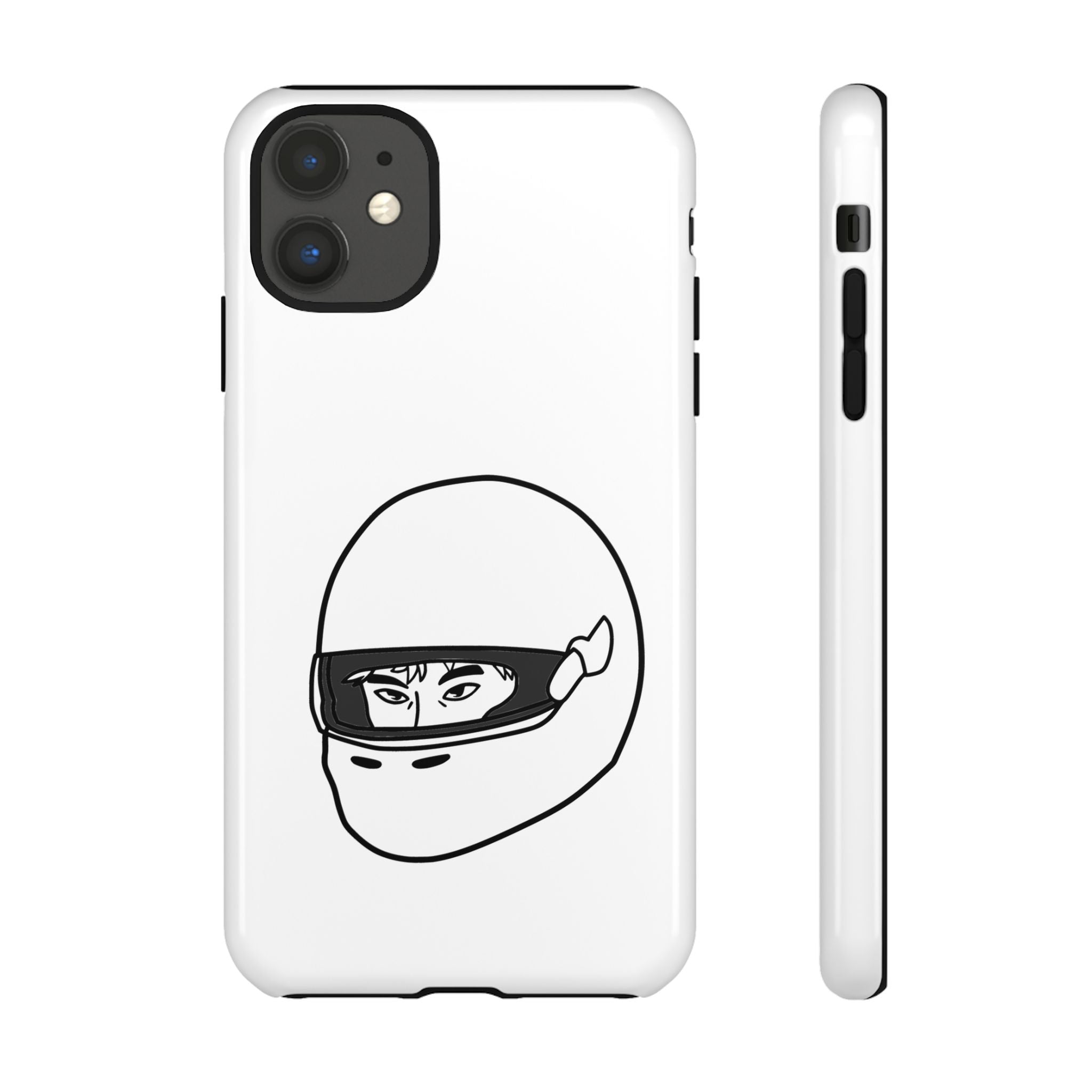 Stylish Phone Case with Racing Helmet Design | Tough Cases | Unique Gift, Motorcycle Enthusiast, Race Lover, Custom Accessory, Everyday Use