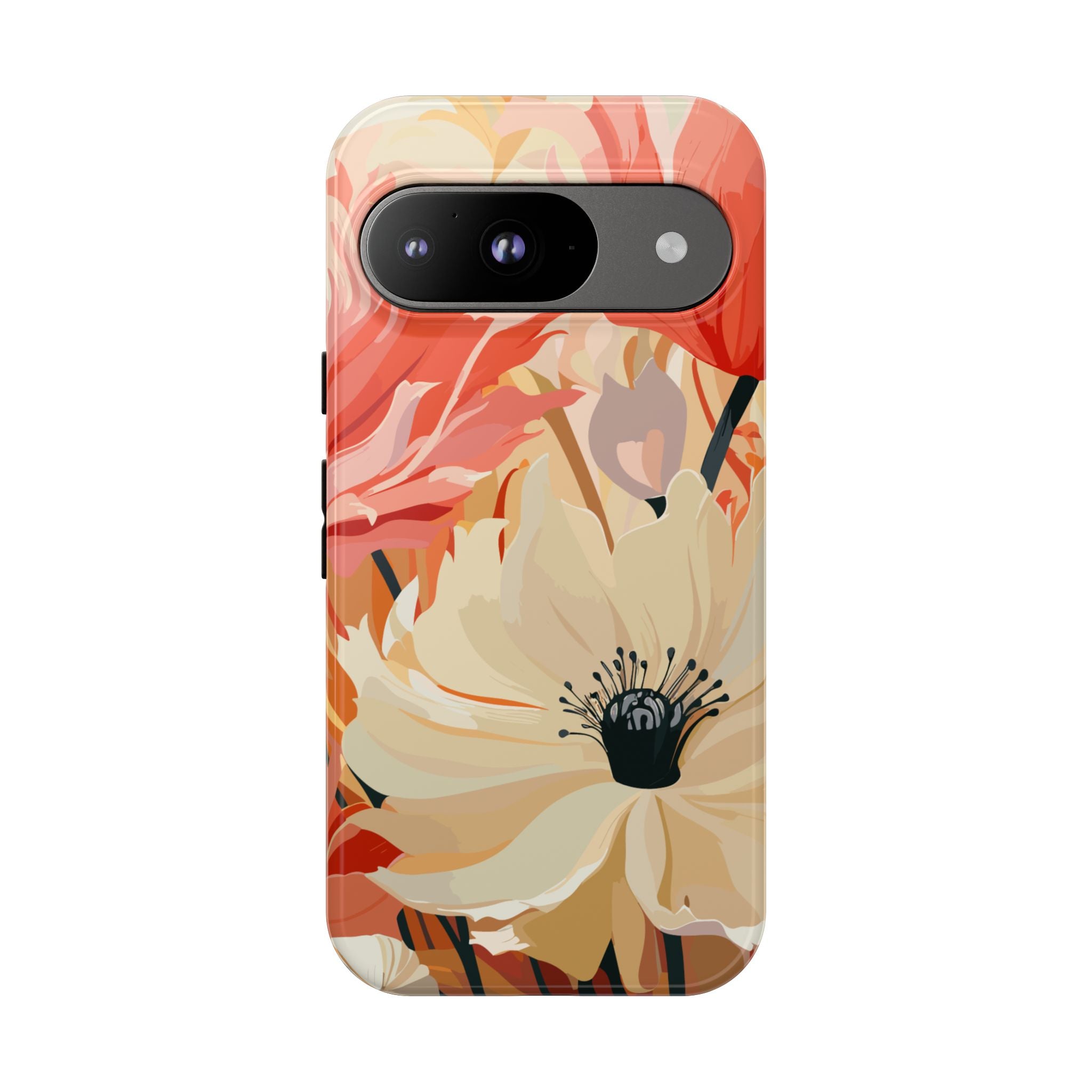 Floral Phone Case, Tough Protective Cover for Floral Lovers, Perfect Gift for Friends, Spring Celebration, Art Lovers Gift