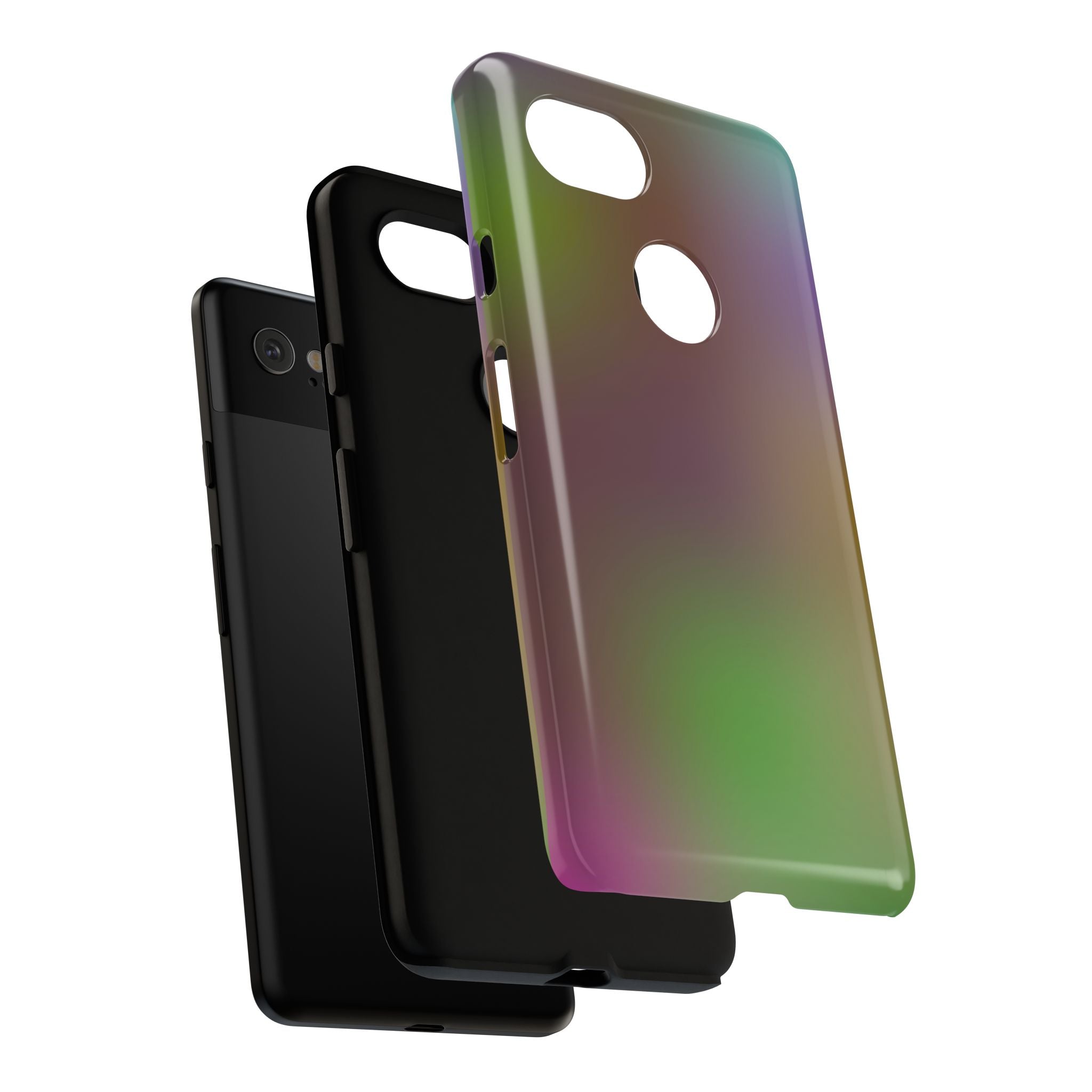 Colorful Gradient Phone Case, Tough Cases for Protection, Stylish Mobile Cover, Unique Gift, Modern Tech Accessory