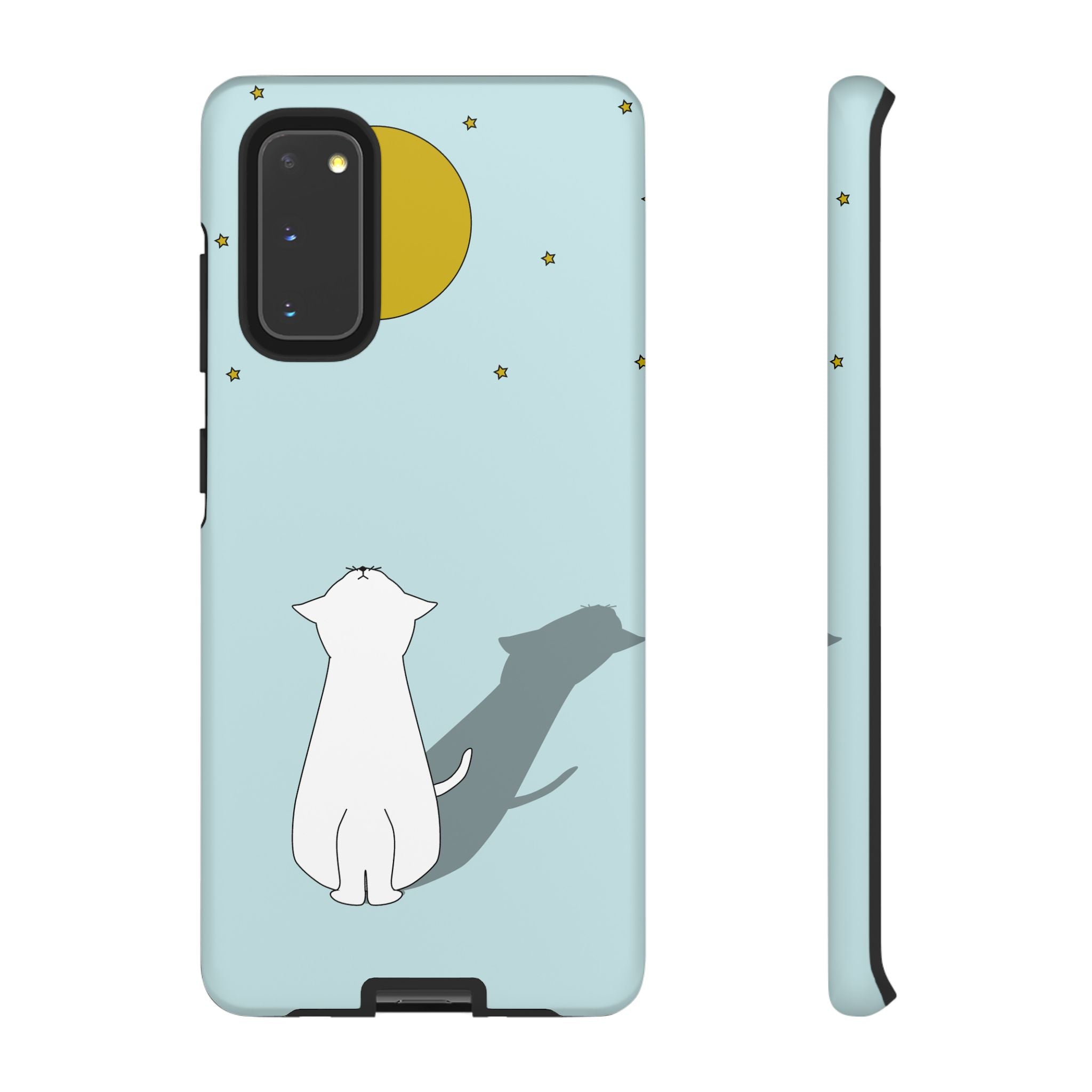 Cute Cat Phone Case, Tough Phone Cover, Pet Lover Gift, Unique Case, Animal Decor, Birthday Gift
