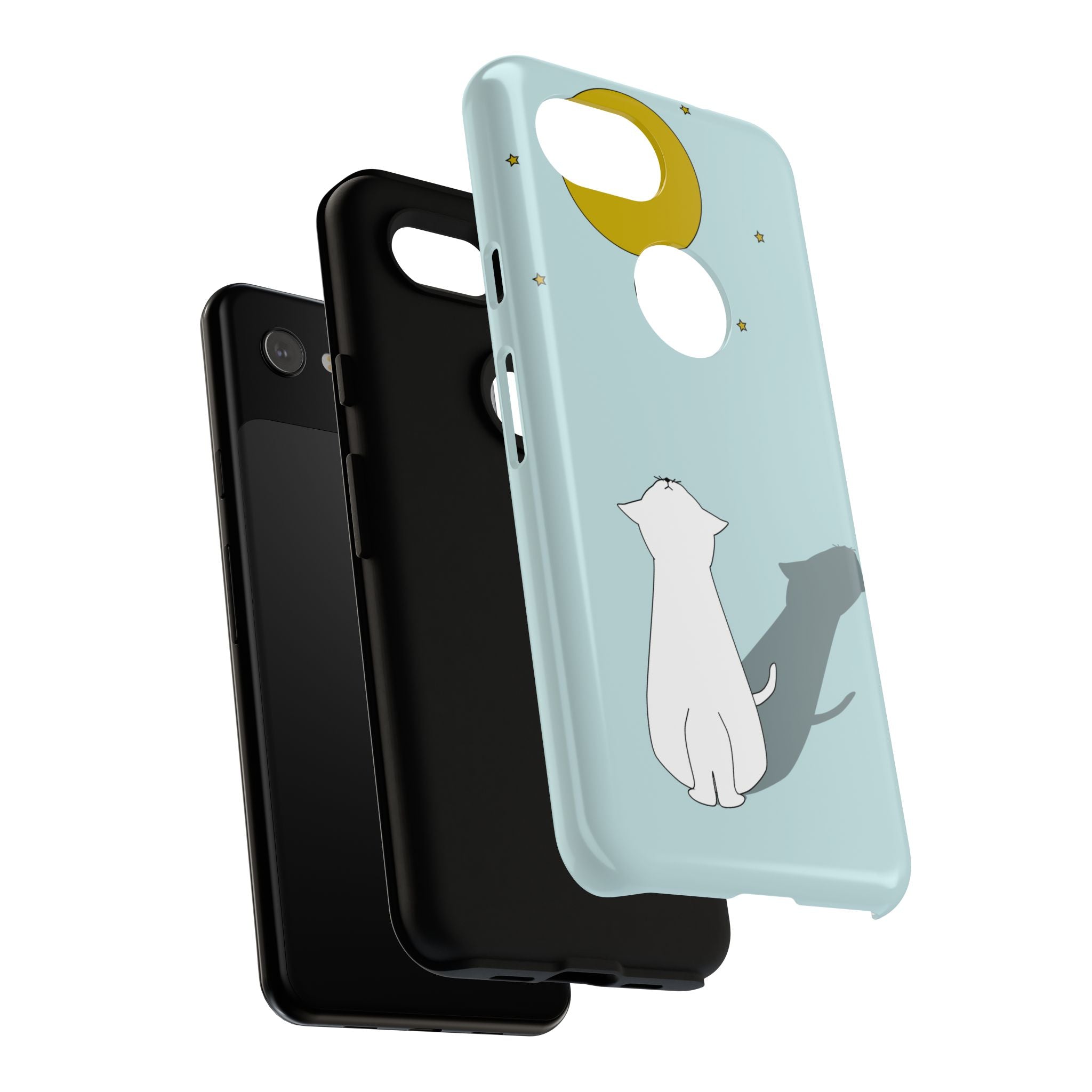 Cute Cat Phone Case, Tough Phone Cover, Pet Lover Gift, Unique Case, Animal Decor, Birthday Gift