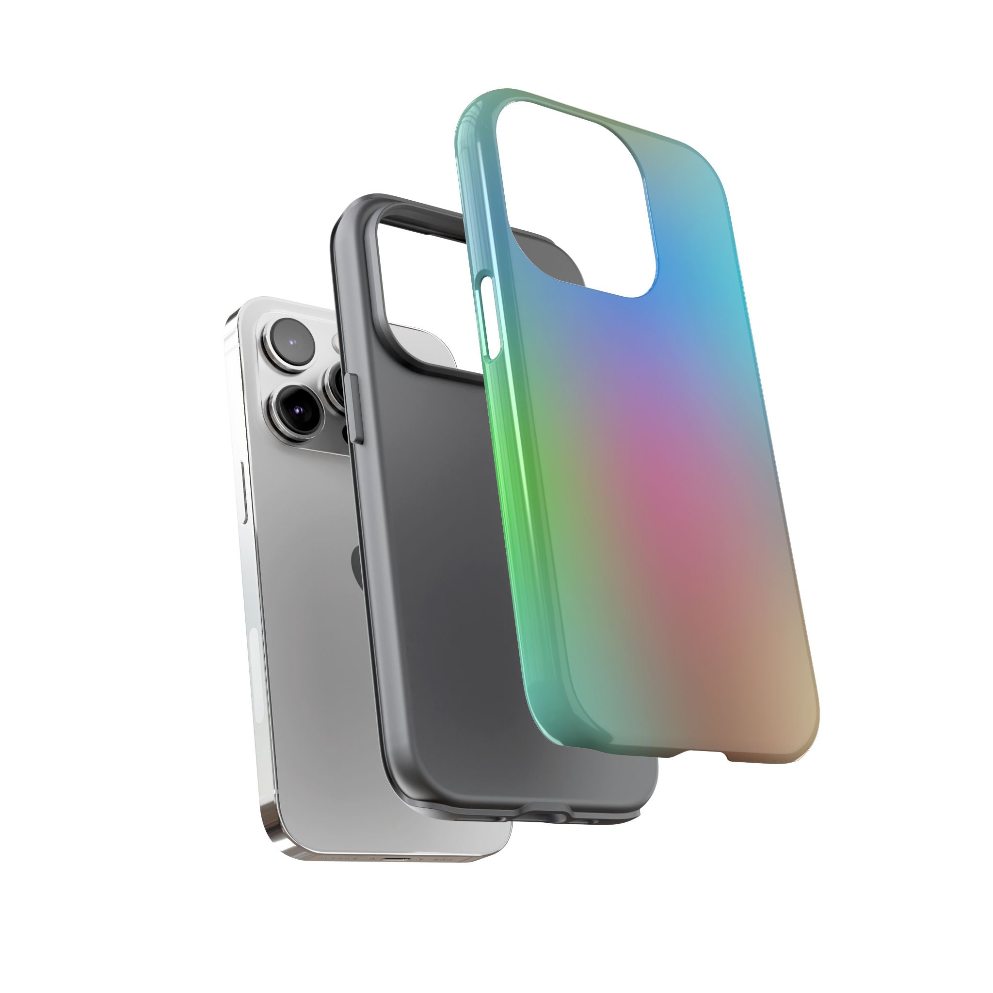 Colorful Mobile Phone Case, Unique Phone Cover, Stylish Phone Protector, Gift for Tech Lovers, Trendy Accessory