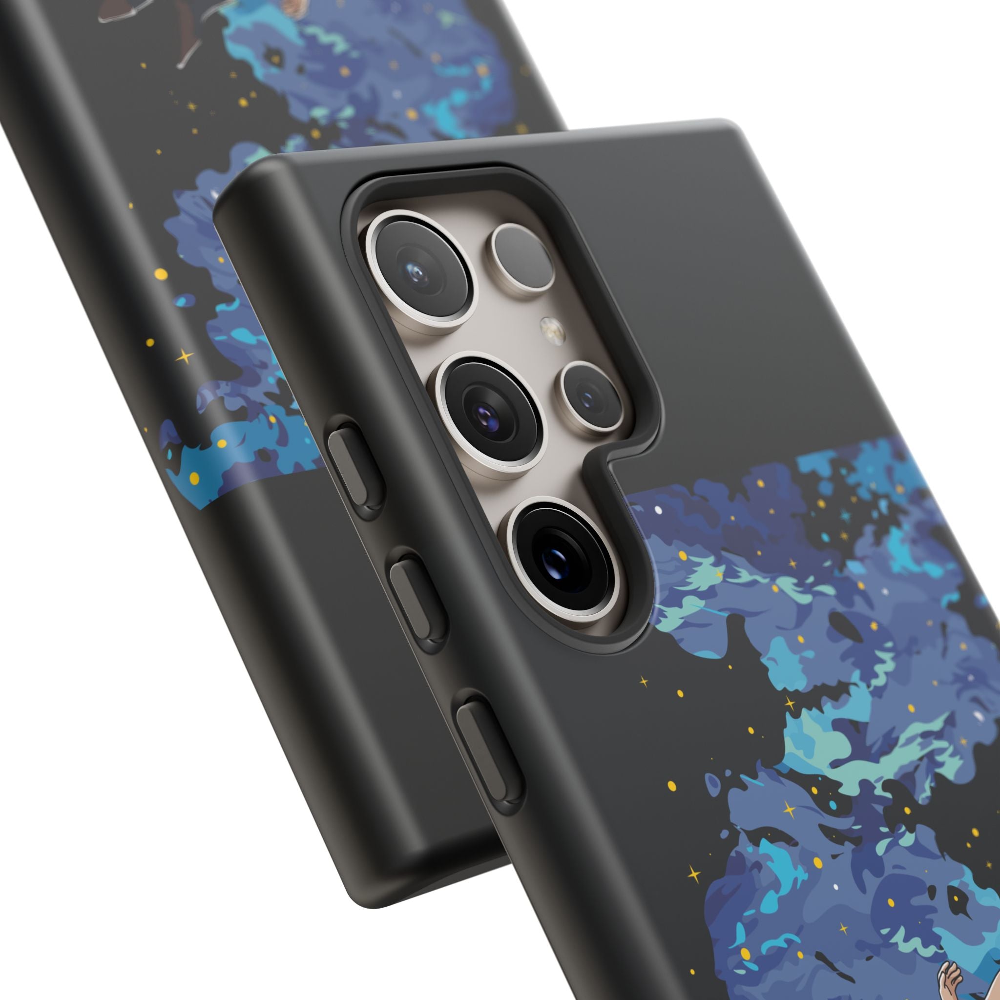 Tough Cases Phone Case - Artistic Galaxy Design, Cute Sleeve for Teens, Gift for Students, Unique Mobile Accessory, Trendy Tech Protection