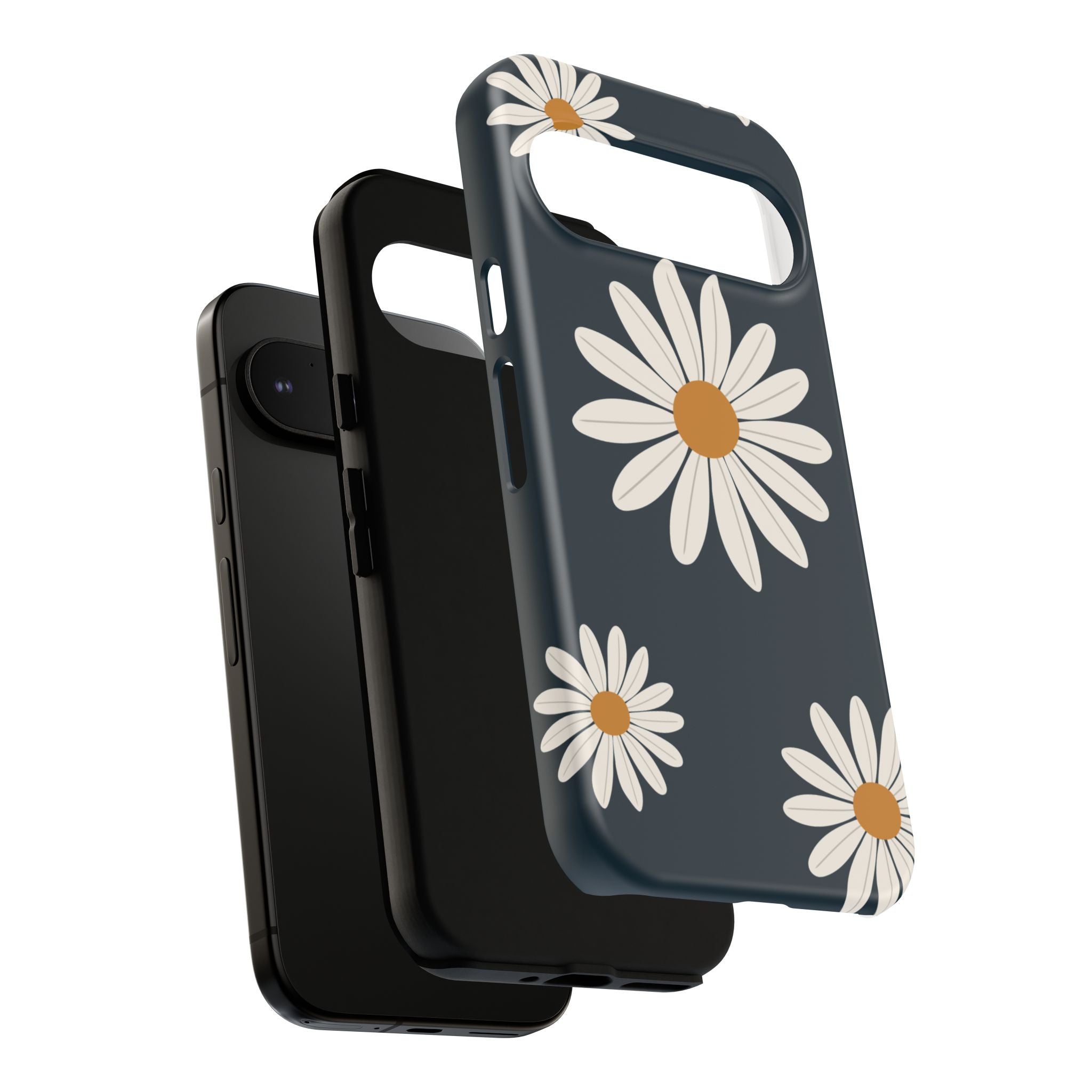Daisy Phone Case, Floral Phone Cover, Tough Phone Case, Gift for Flower Lovers, Smartphone Accessory, Spring Design