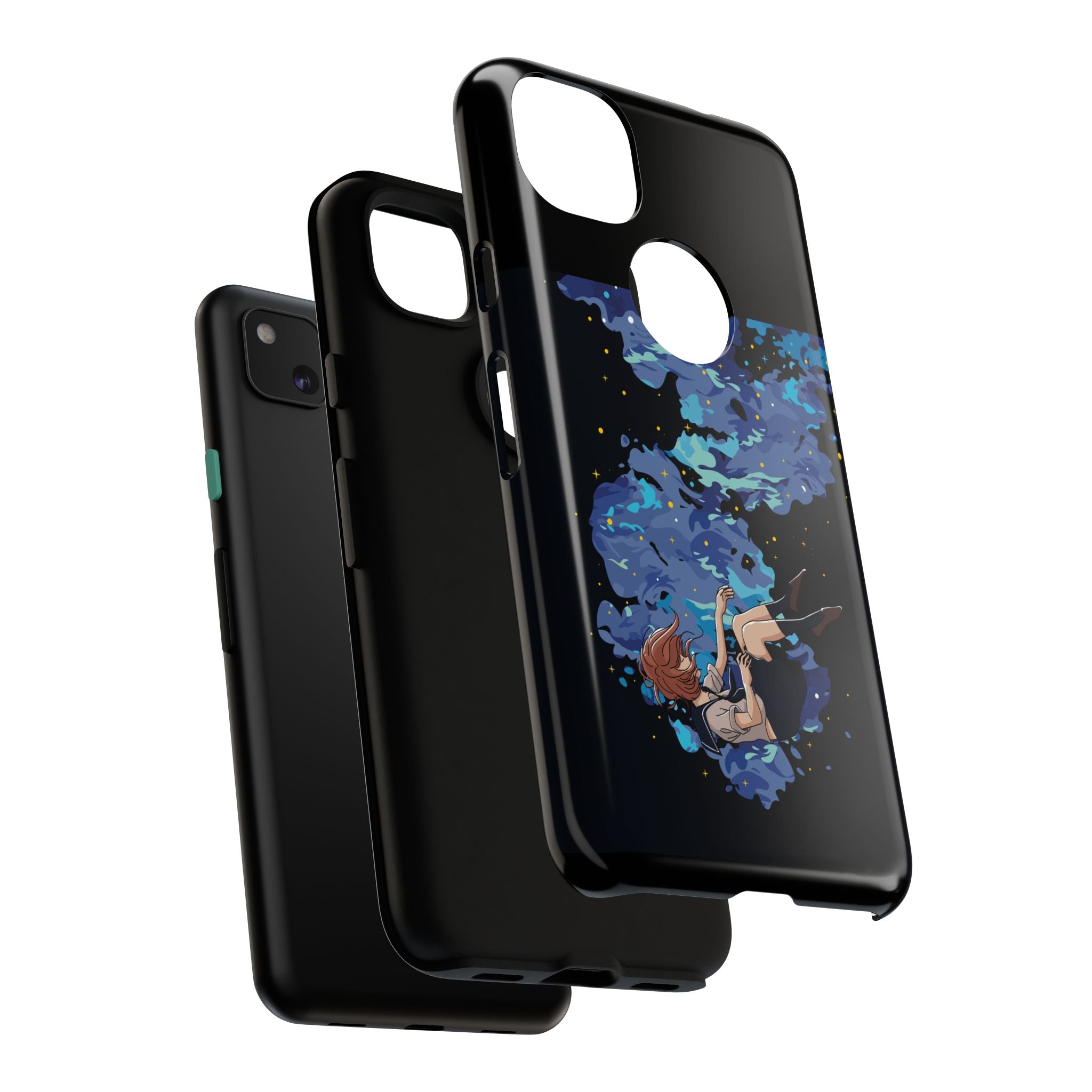 Tough Cases Phone Case - Artistic Galaxy Design, Cute Sleeve for Teens, Gift for Students, Unique Mobile Accessory, Trendy Tech Protection