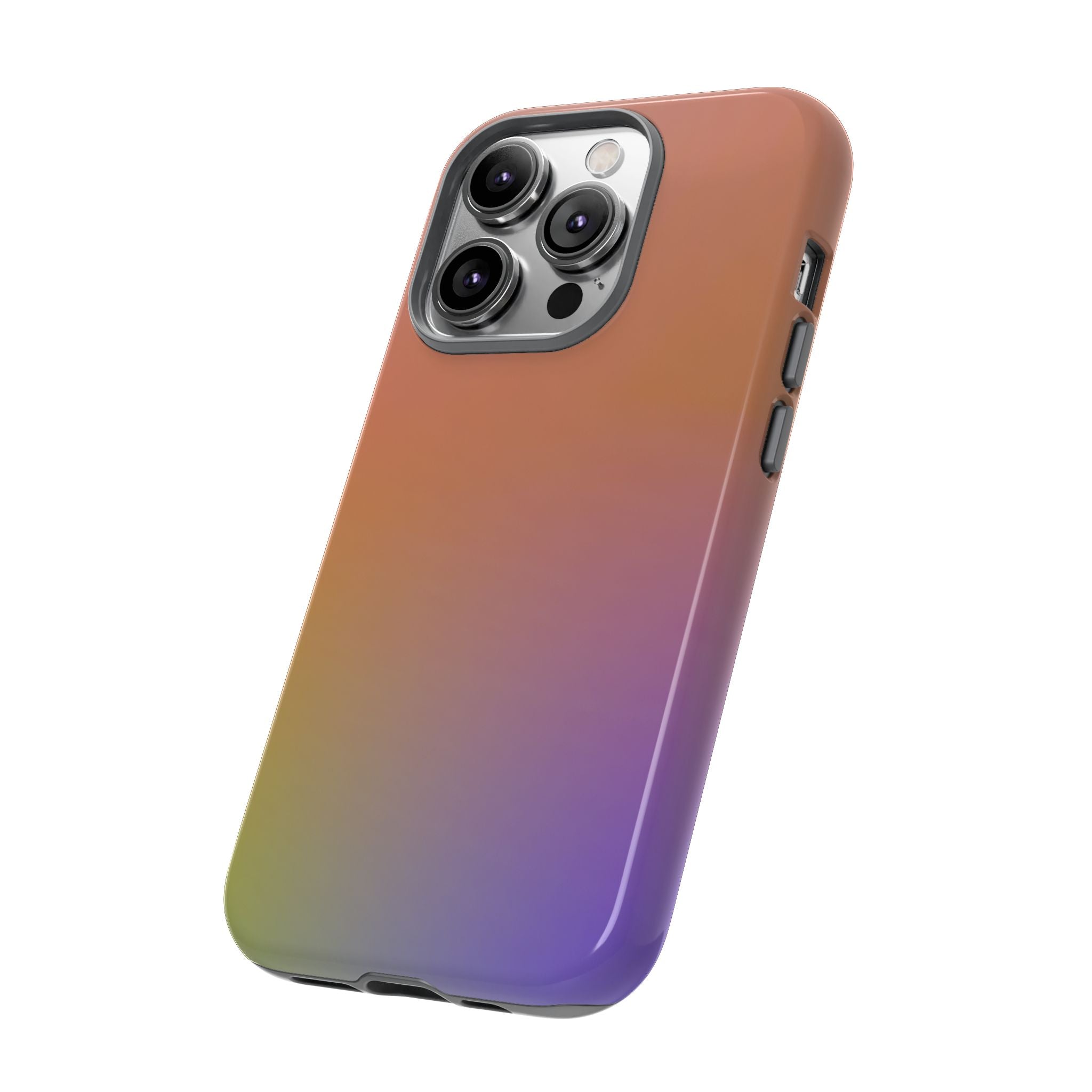 Colorful Gradient Phone Case, Tough Cases for iPhone, Customizable Phone Cover, Trendy Tech Accessory, Gift for Tech Lovers