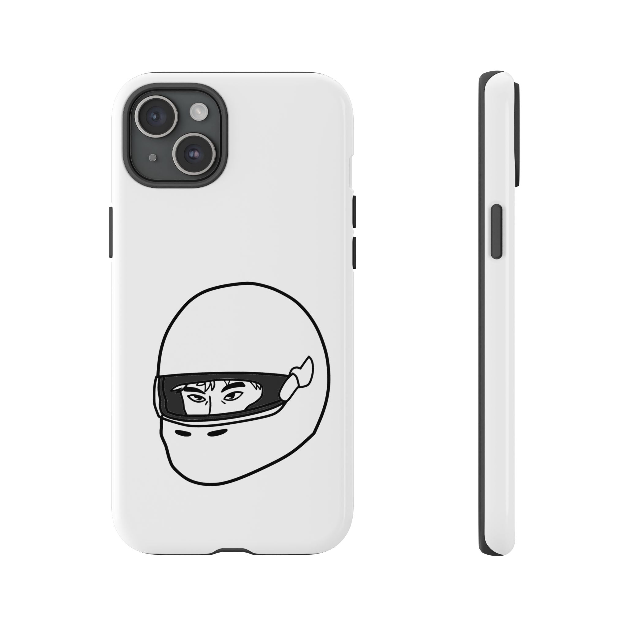 Stylish Phone Case with Racing Helmet Design | Tough Cases | Unique Gift, Motorcycle Enthusiast, Race Lover, Custom Accessory, Everyday Use