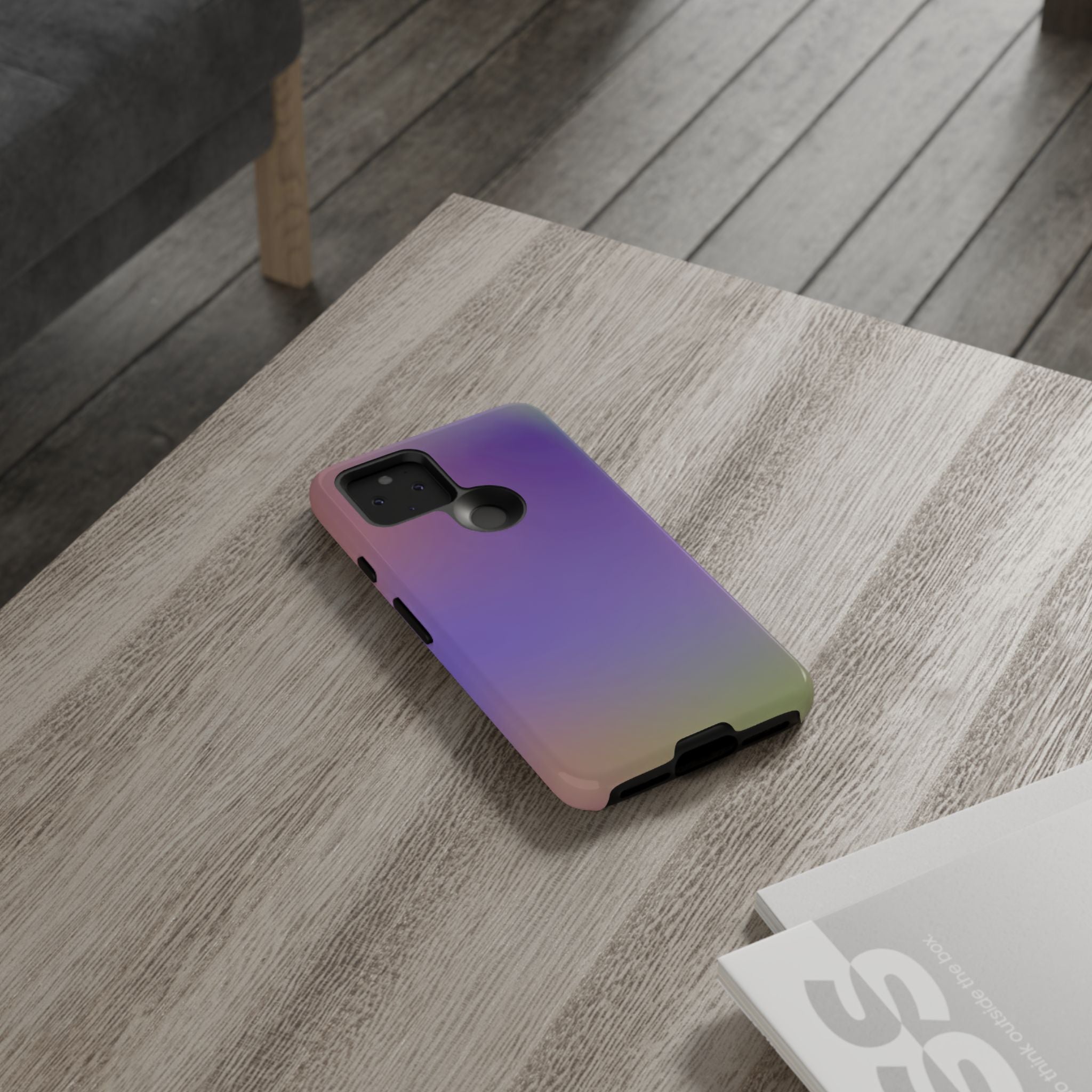 Colorful Phone Case, Tough Phone Cover, Gradient Design Case, Stylish Mobile Accessories, Unique Gift for Her