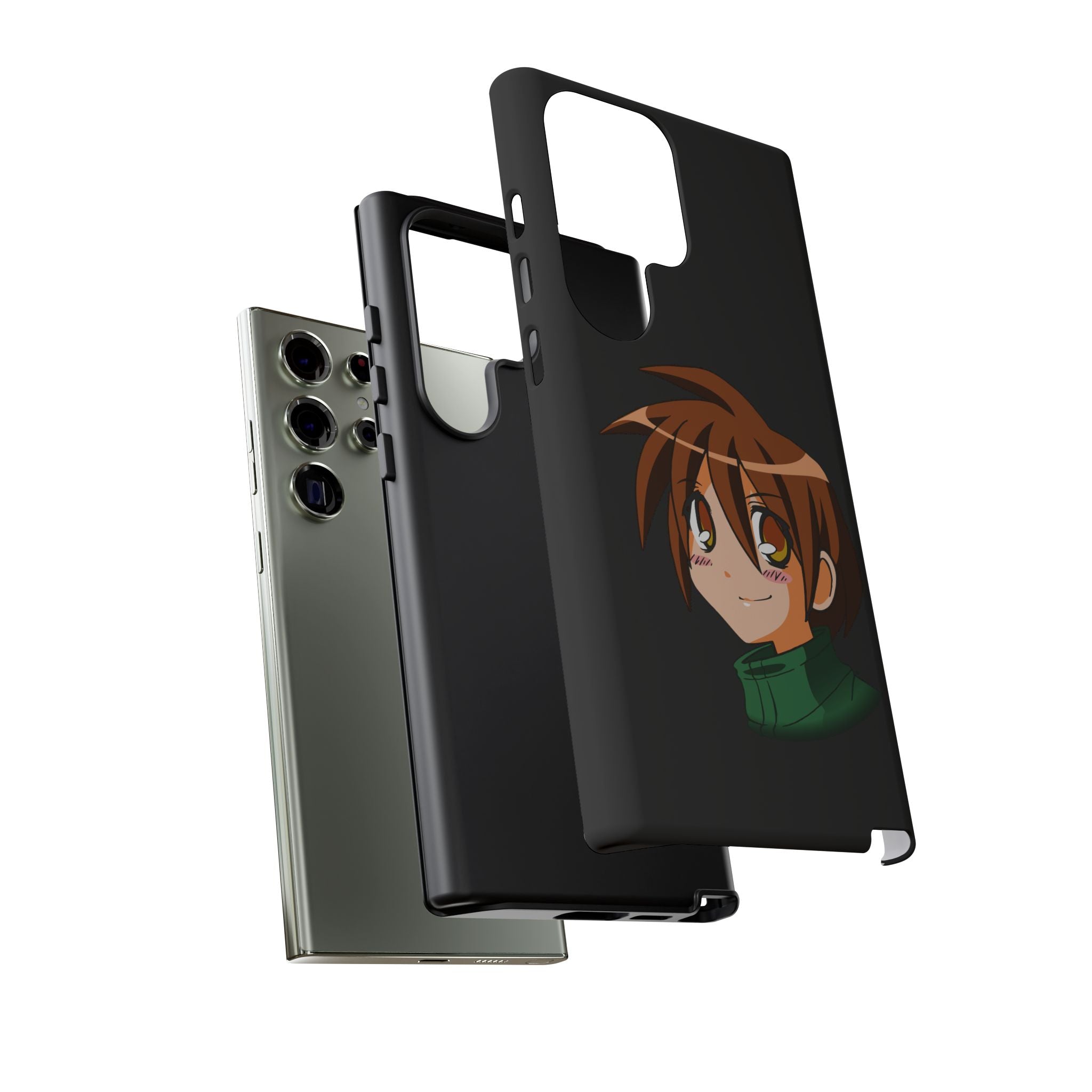 Anime Character Phone Case, Cute Phone Cover, Tough Cases for Teens, Customizable Gift, Geeky Accessories