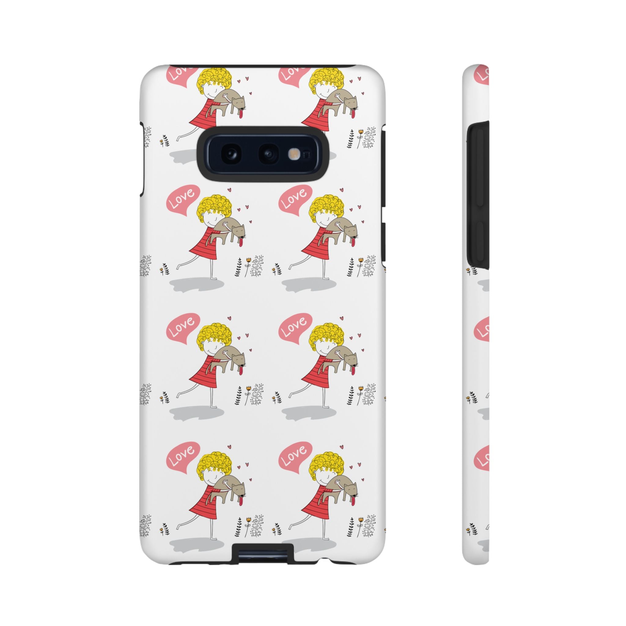 Love-Themed Phone Case | Cute Pet Lover Accessory, Perfect Gift for Birthdays, Anniversaries, Animal Lovers, Valentine's Day