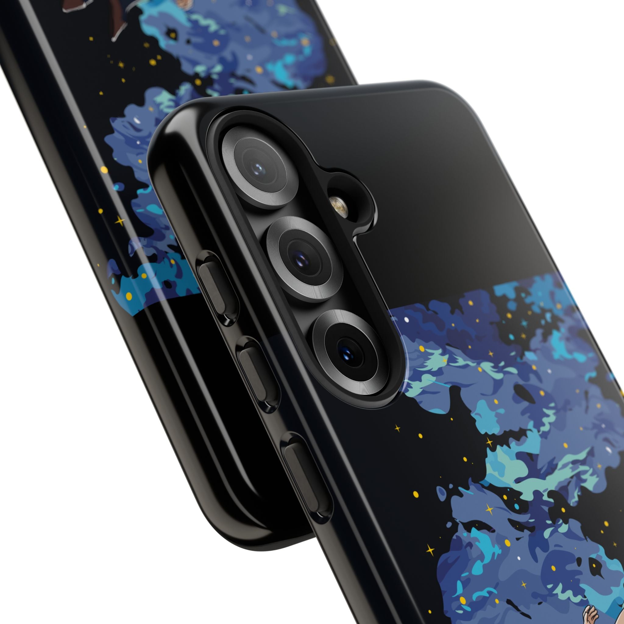 Tough Cases Phone Case - Artistic Galaxy Design, Cute Sleeve for Teens, Gift for Students, Unique Mobile Accessory, Trendy Tech Protection