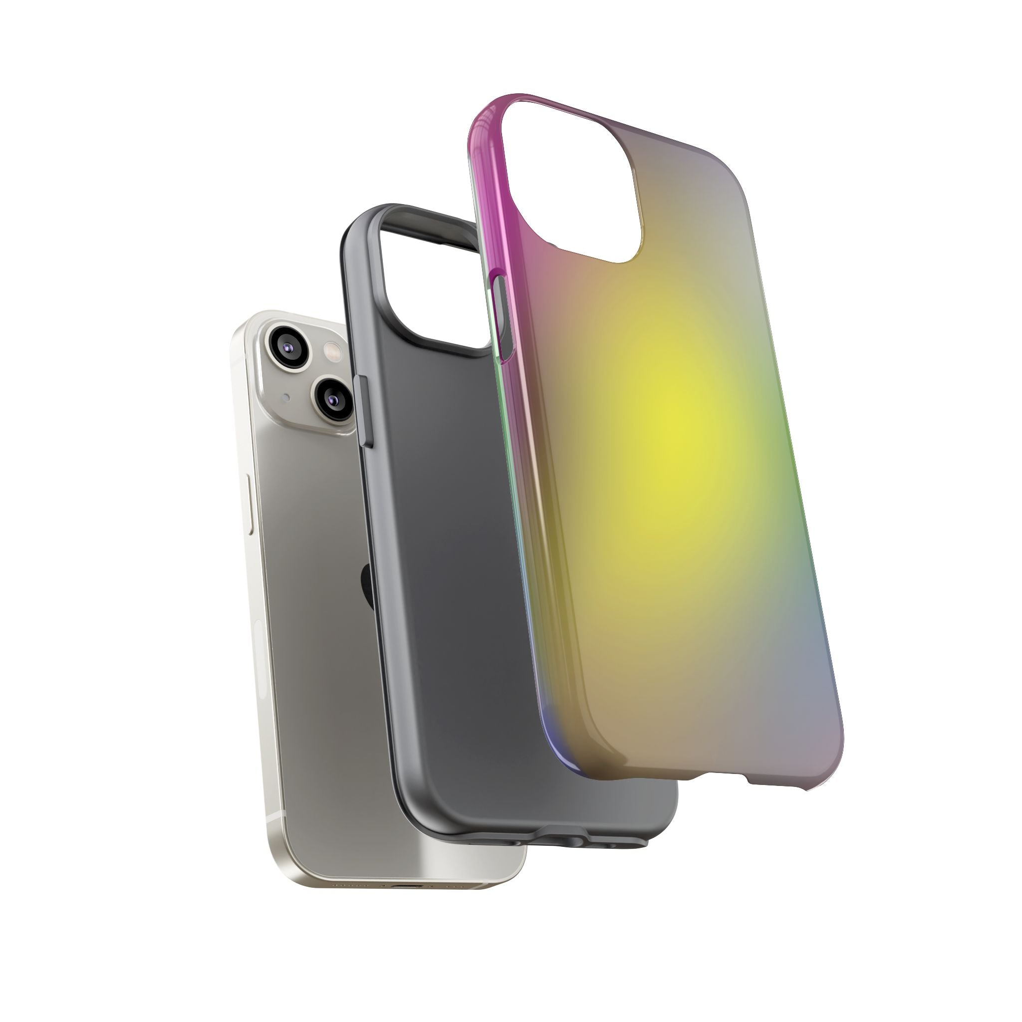Colorful Tough Phone Case, Stylish Slim Cover, Durable Mobile Protection, Trendy Gift for Tech Lovers, Vibrant Phone Accessory