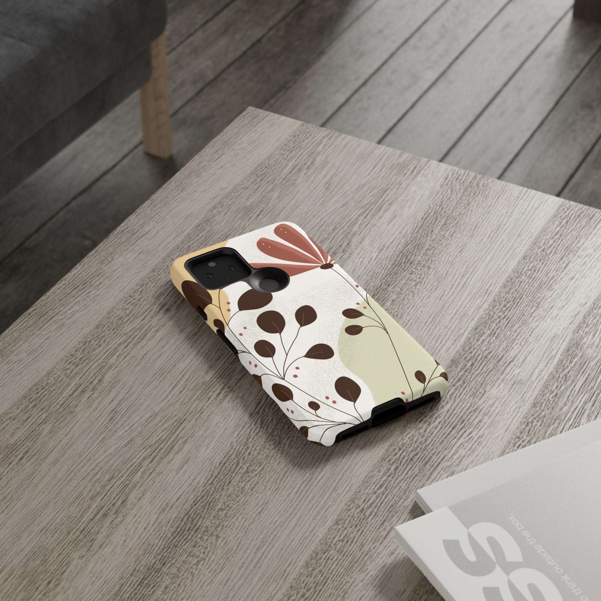 Floral Phone Case - Stylish Tough Cases for Women, Trendy Phone Cover, Gift for Her, Birthday Present, Everyday Use