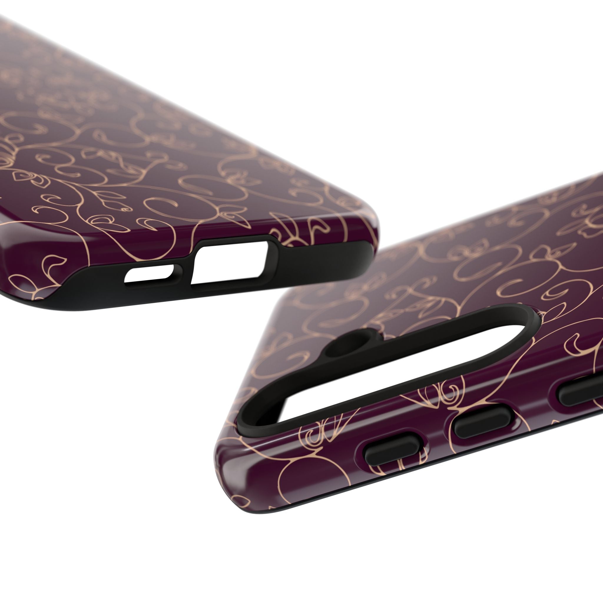 Elegant Floral Phone Case | Durable Mobile Cover, Gift for Her, Floral Design, Stylish Accessory, Phone Protection