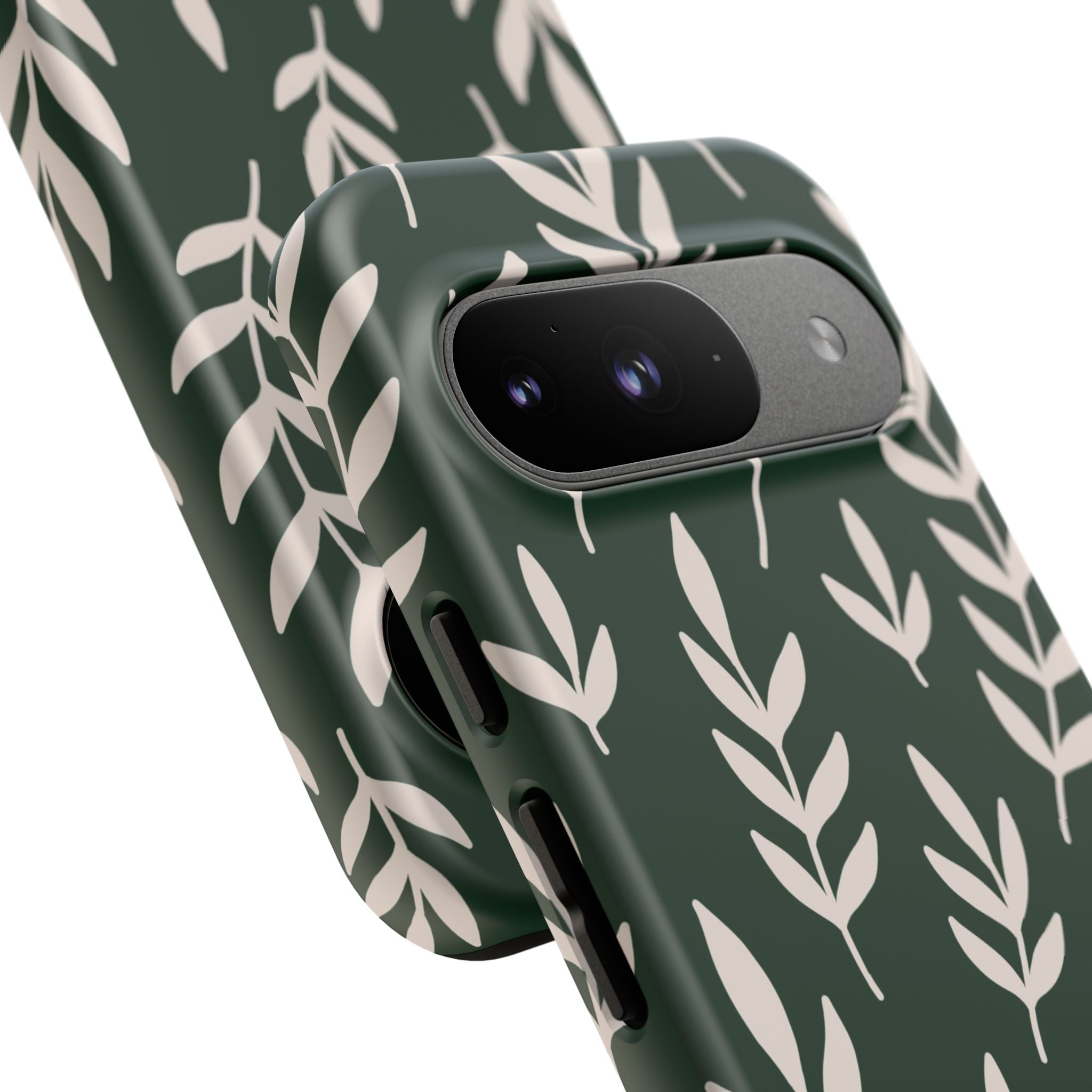 Leafy Phone Case, Tough Cases for Nature Lovers, Green Leaf Design, Eco-Friendly, Stylish Mobile Cover, Gift for Her