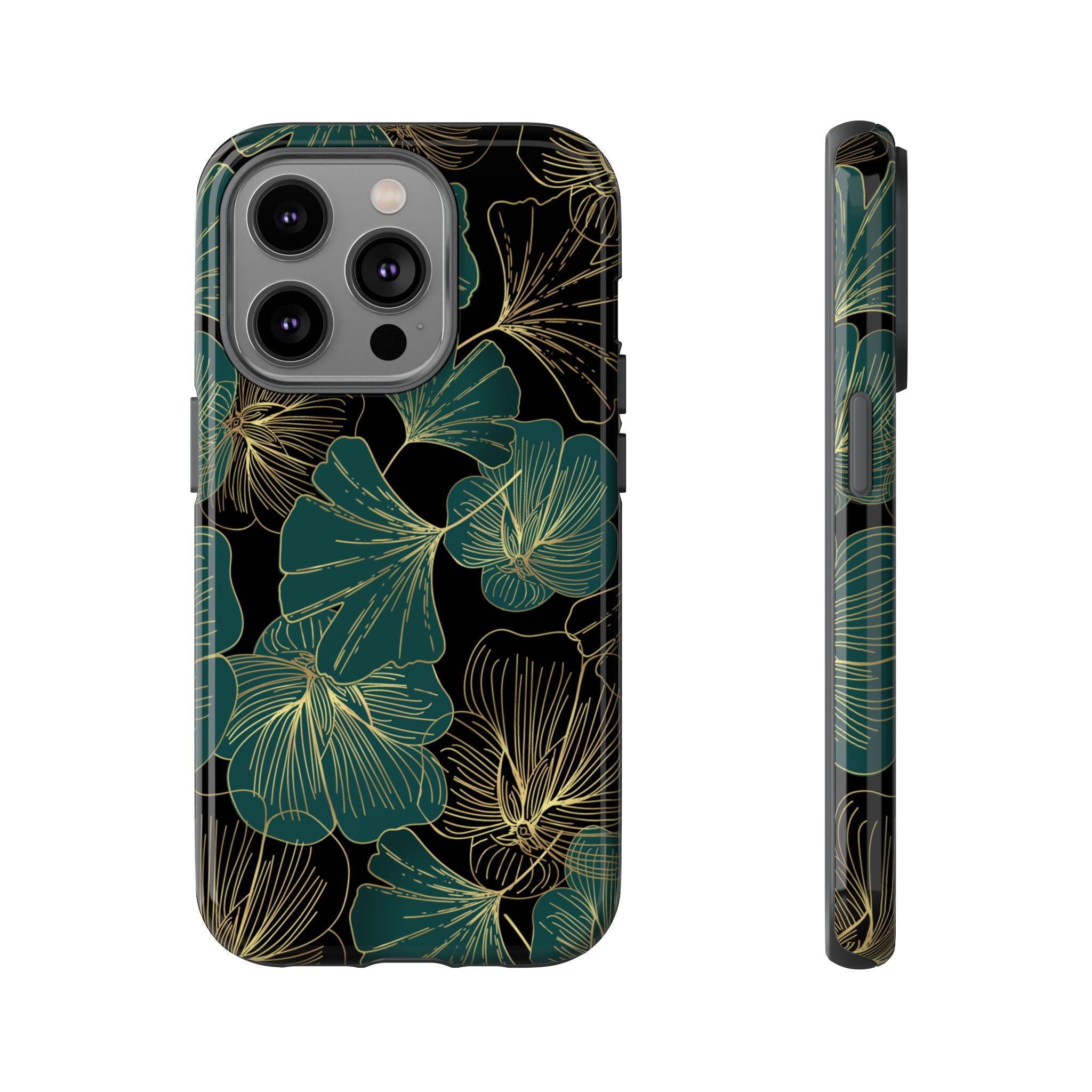 Floral Phone Case - Tough Cases, Protective Cover, Stylish Accessory, Gift for Her, Nature-Inspired Design