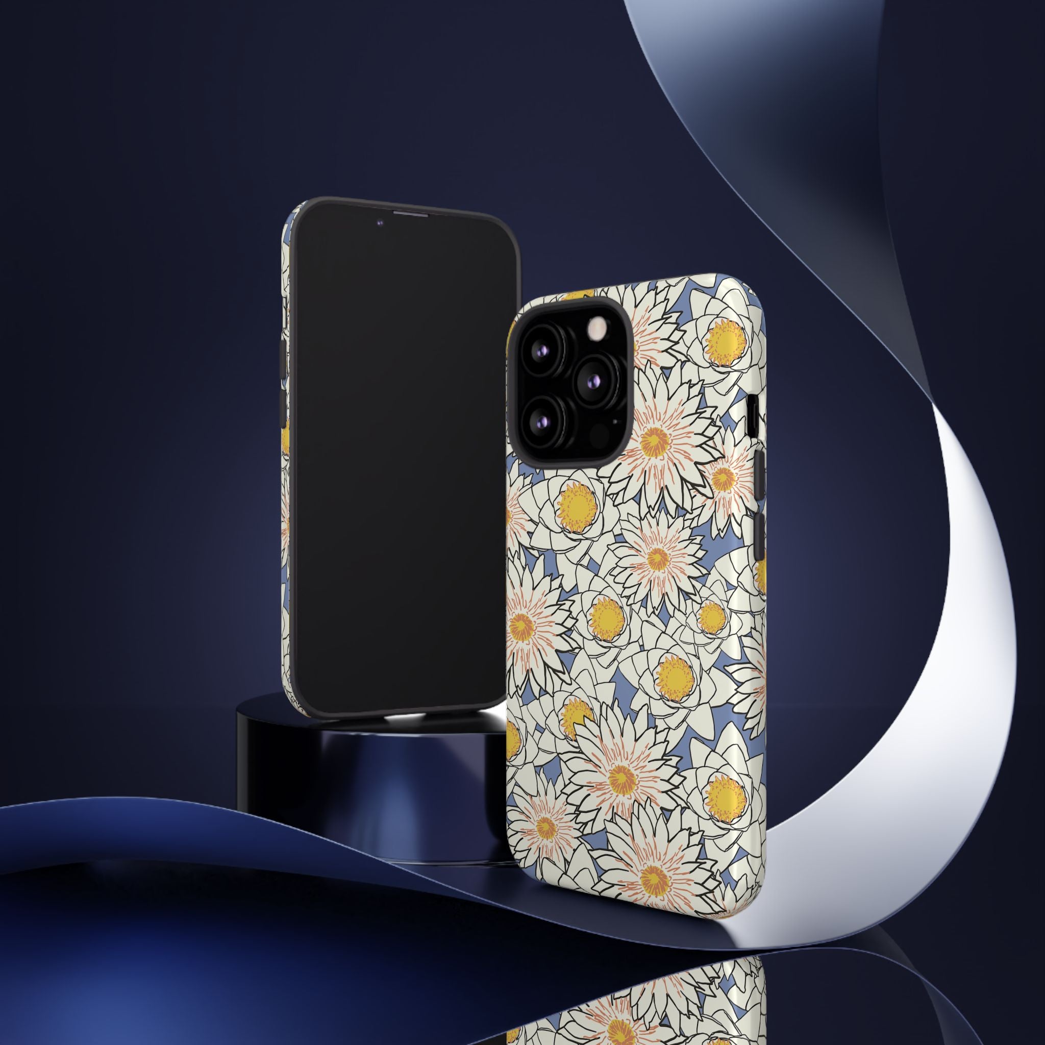 Stylish Phone Case, Floral Protective Cover, Gift for Nature Lovers, Trendy Tech Accessory, Customizable Phone Case