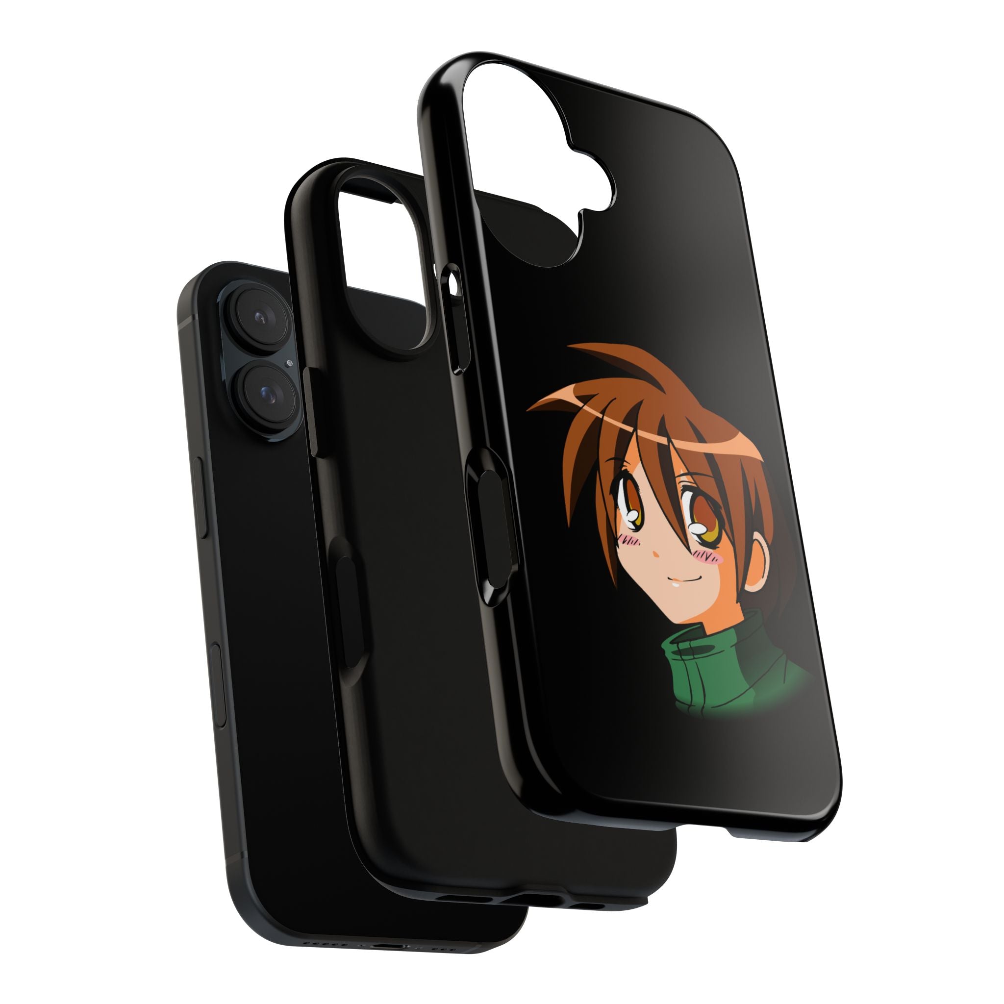 Anime Character Phone Case, Cute Phone Cover, Tough Cases for Teens, Customizable Gift, Geeky Accessories