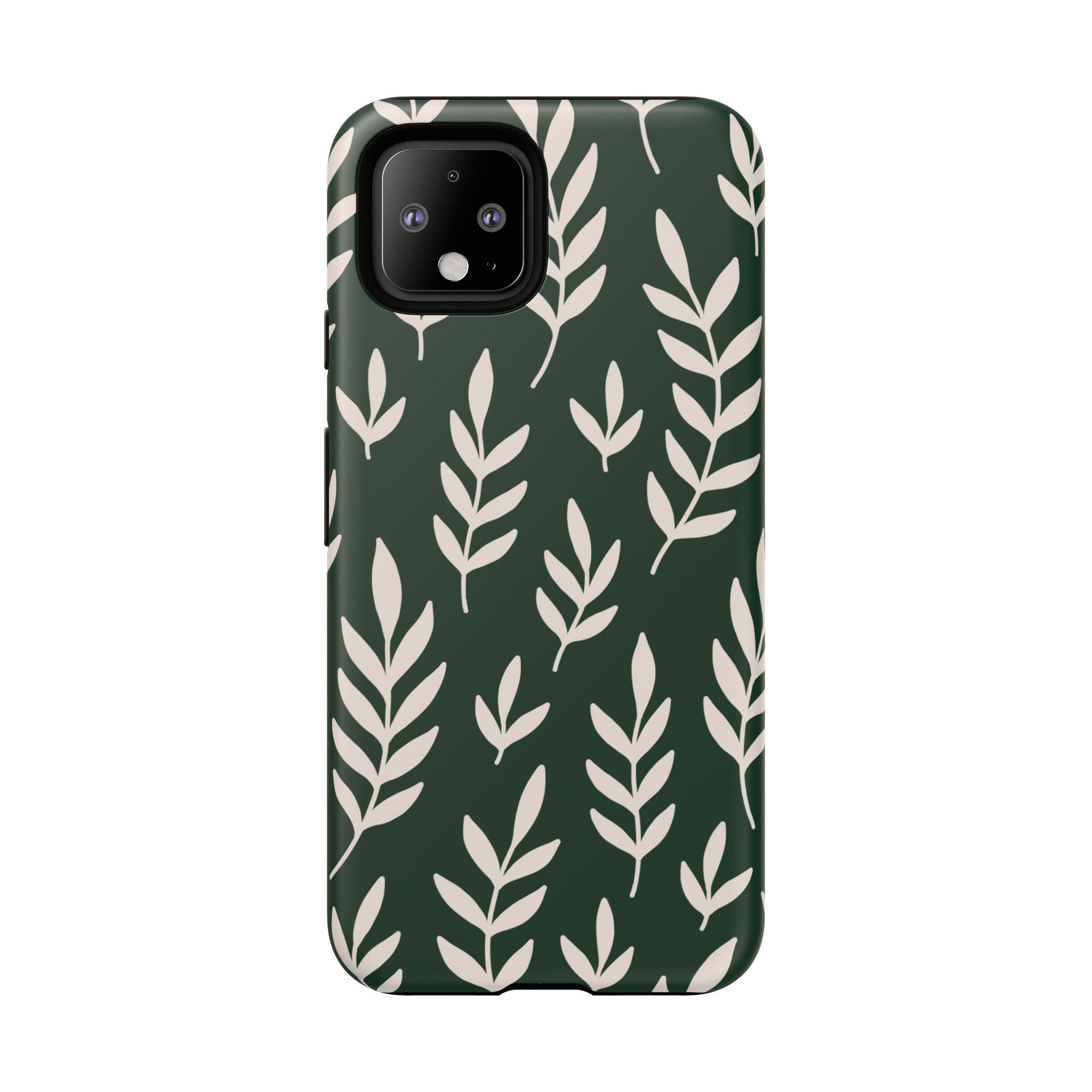 Leafy Phone Case, Tough Cases for Nature Lovers, Green Leaf Design, Eco-Friendly, Stylish Mobile Cover, Gift for Her
