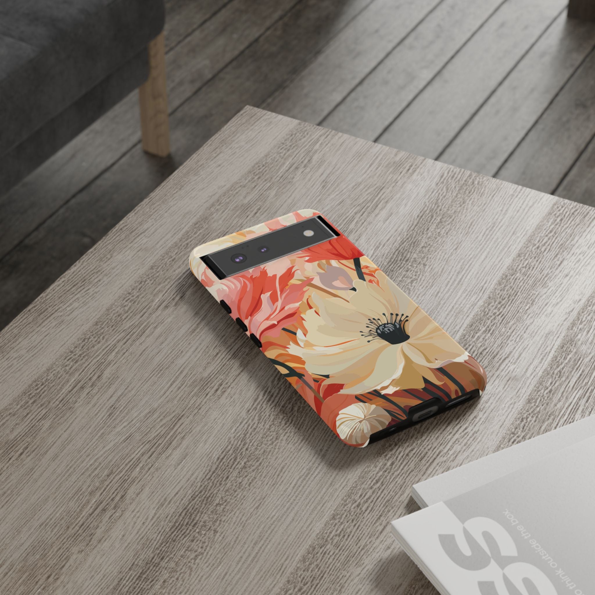 Floral Phone Case, Tough Protective Cover for Floral Lovers, Perfect Gift for Friends, Spring Celebration, Art Lovers Gift