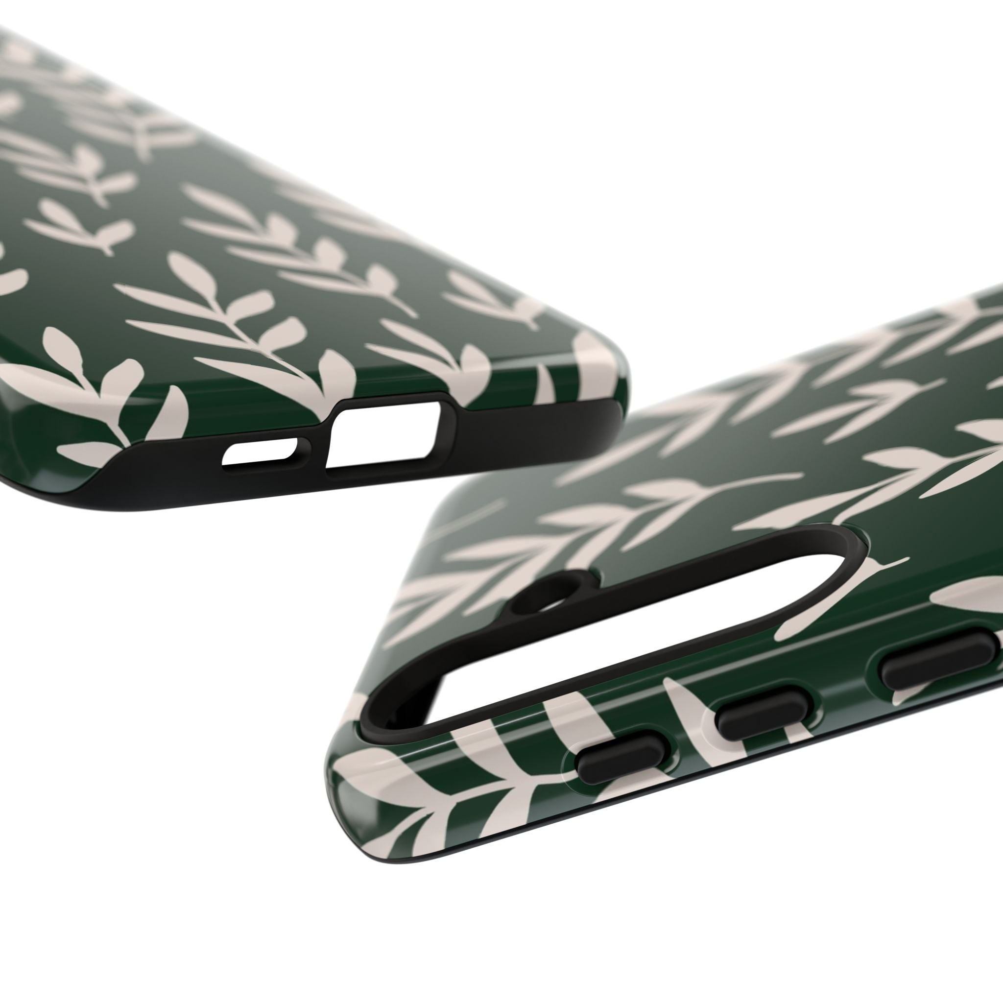 Leafy Phone Case, Tough Cases for Nature Lovers, Green Leaf Design, Eco-Friendly, Stylish Mobile Cover, Gift for Her