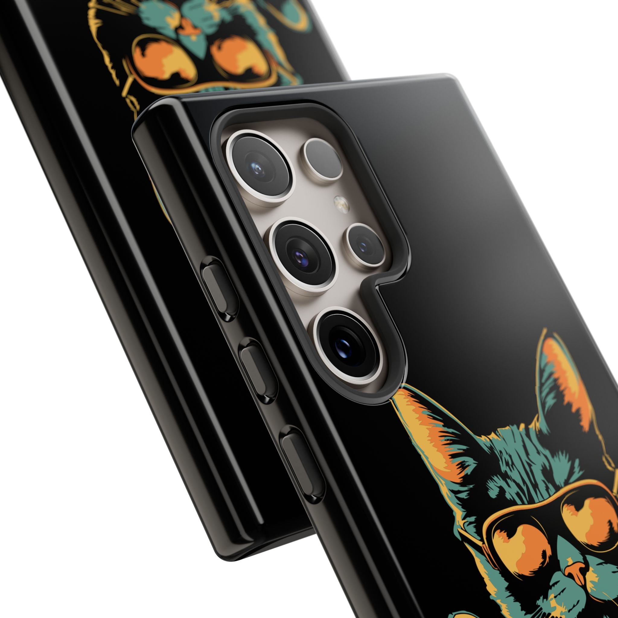 Cool Cat Phone Case, Stylish Phone Cover, Pet Lover Gift, Cute Cat Design, Fun Cat Accessories