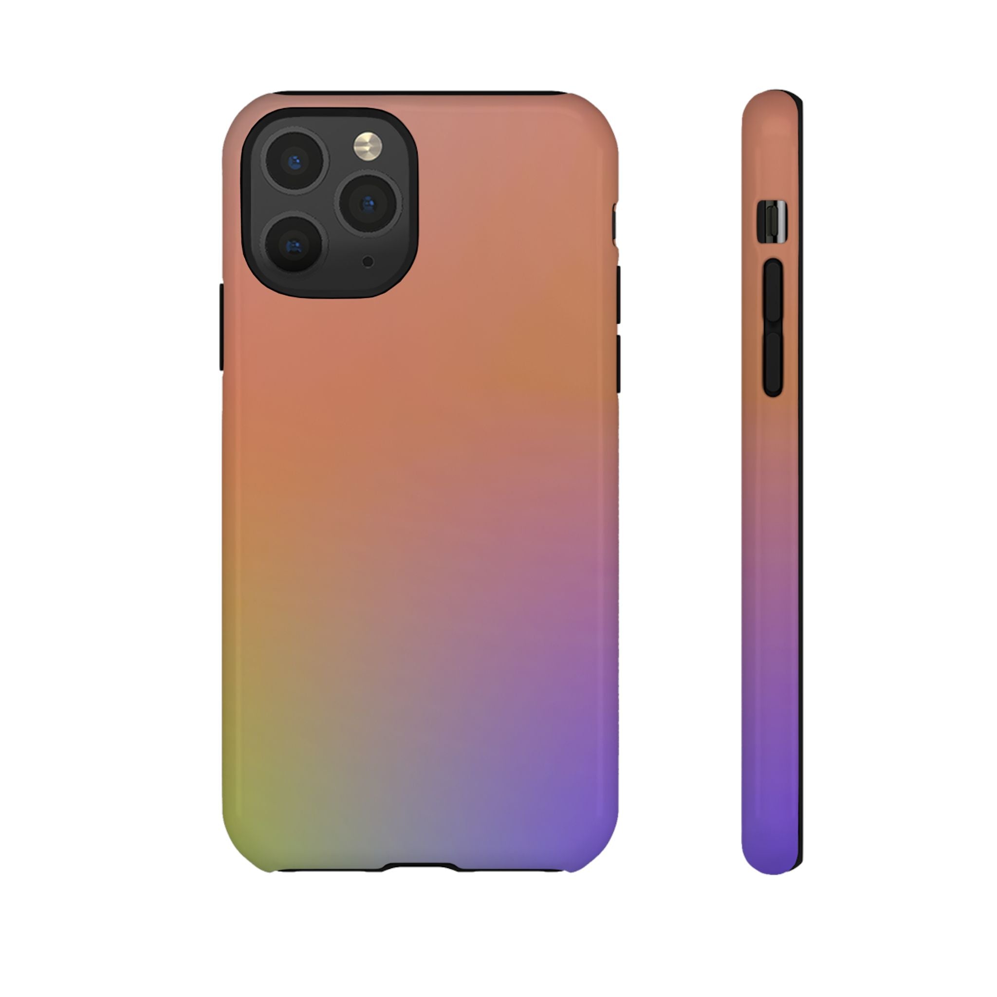 Colorful Gradient Phone Case, Tough Cases for iPhone, Customizable Phone Cover, Trendy Tech Accessory, Gift for Tech Lovers