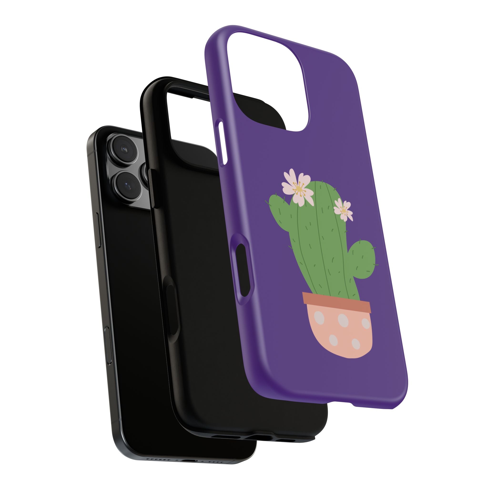 Cactus Phone Case, Tough Cases, Cute Floral, Trending Design, Unique Gift, Phone Accessories, Summer Vibe, Nature Lover