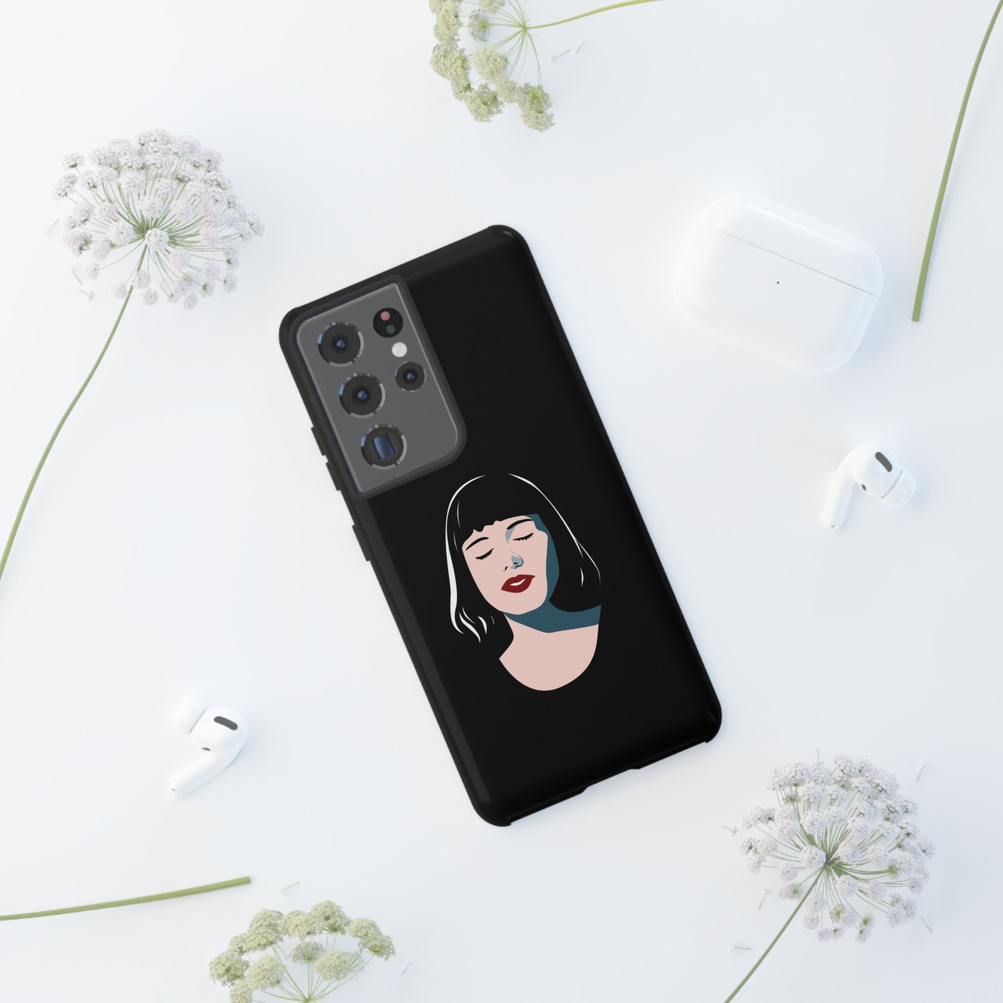 Aesthetic Phone Case, Art Deco iPhone Cover, Minimalist Cell Phone Protector, Gift for Her, Stylish Mobile Accessories