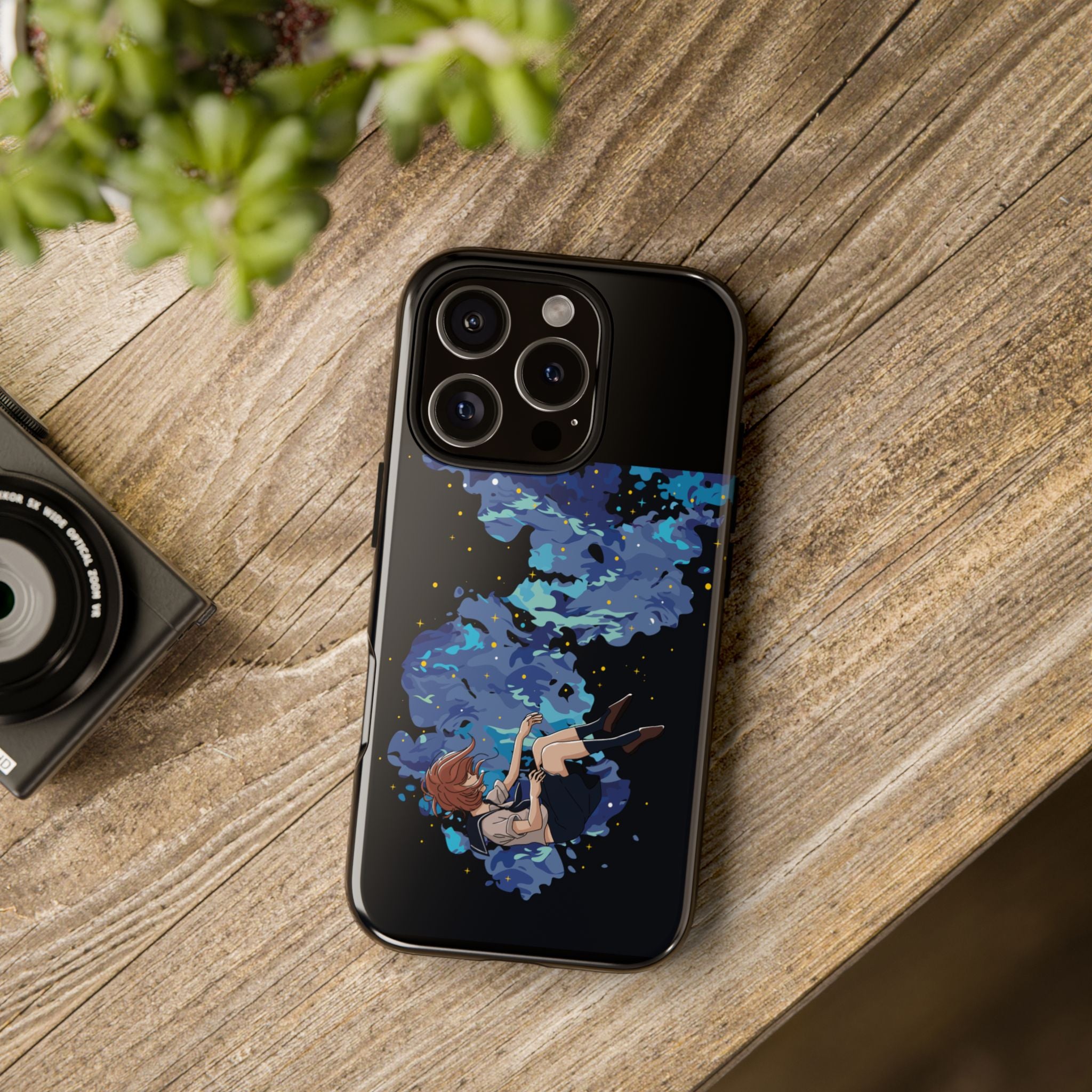 Tough Cases Phone Case - Artistic Galaxy Design, Cute Sleeve for Teens, Gift for Students, Unique Mobile Accessory, Trendy Tech Protection