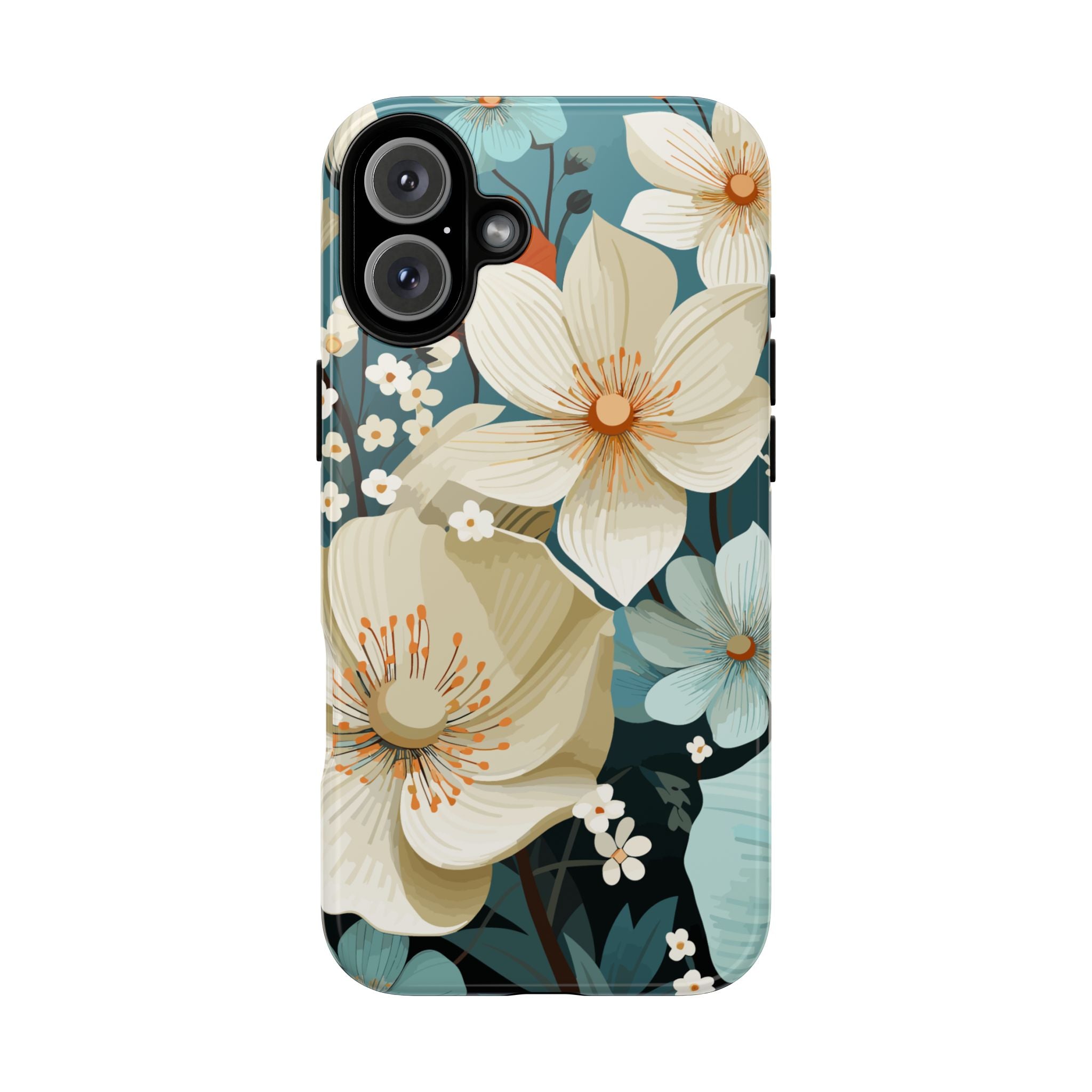 Floral Phone Case, Stylish Tough Cases with Botanical Design, Flower Print Phone Cover, Gifts for Nature Lovers, Eco-Friendly Mobile Cover