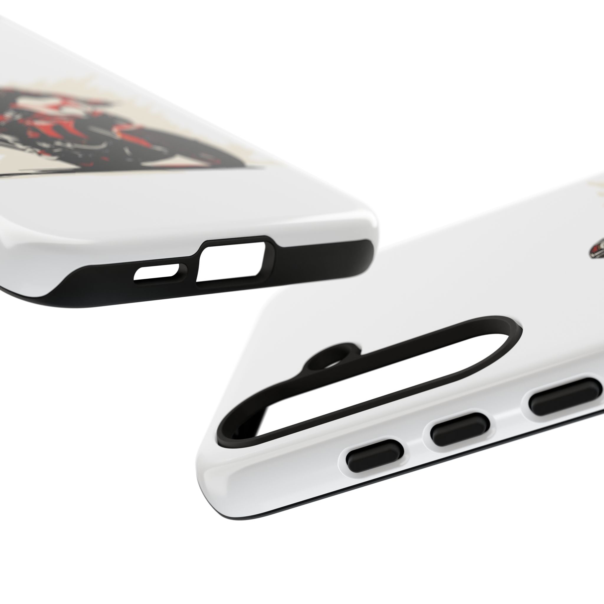 Motorcycle Phone Case, Tough Cases for Riders, Biker Accessory, Gifts for Motorcyclists, Red Bike Design