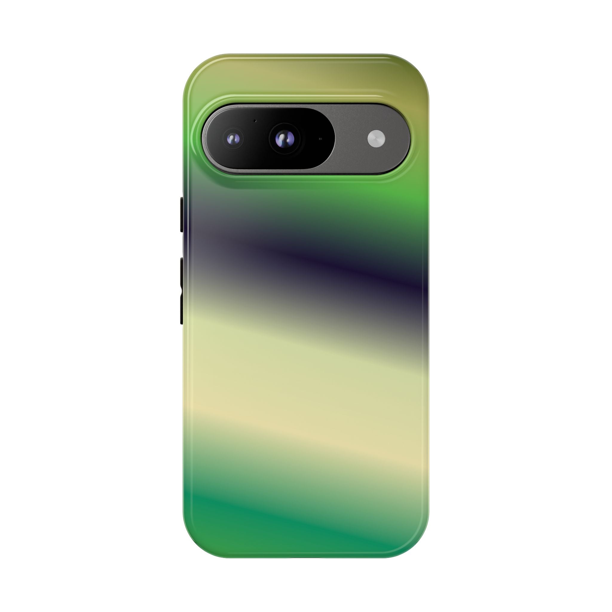 Gradient Phone Case - Tough Cases, Unique Cell Phone Cover, Stylish Tech Accessories, Green and Black Gradient, Perfect Gift